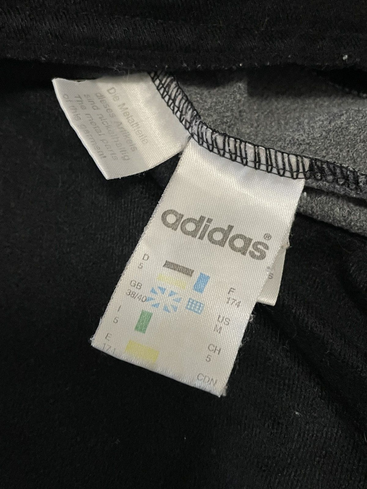 Adidas Vintage Adidas Big Logo Cotton Track Jacket Size US M / EU 48-50 / 2 - 9 Thumbnail