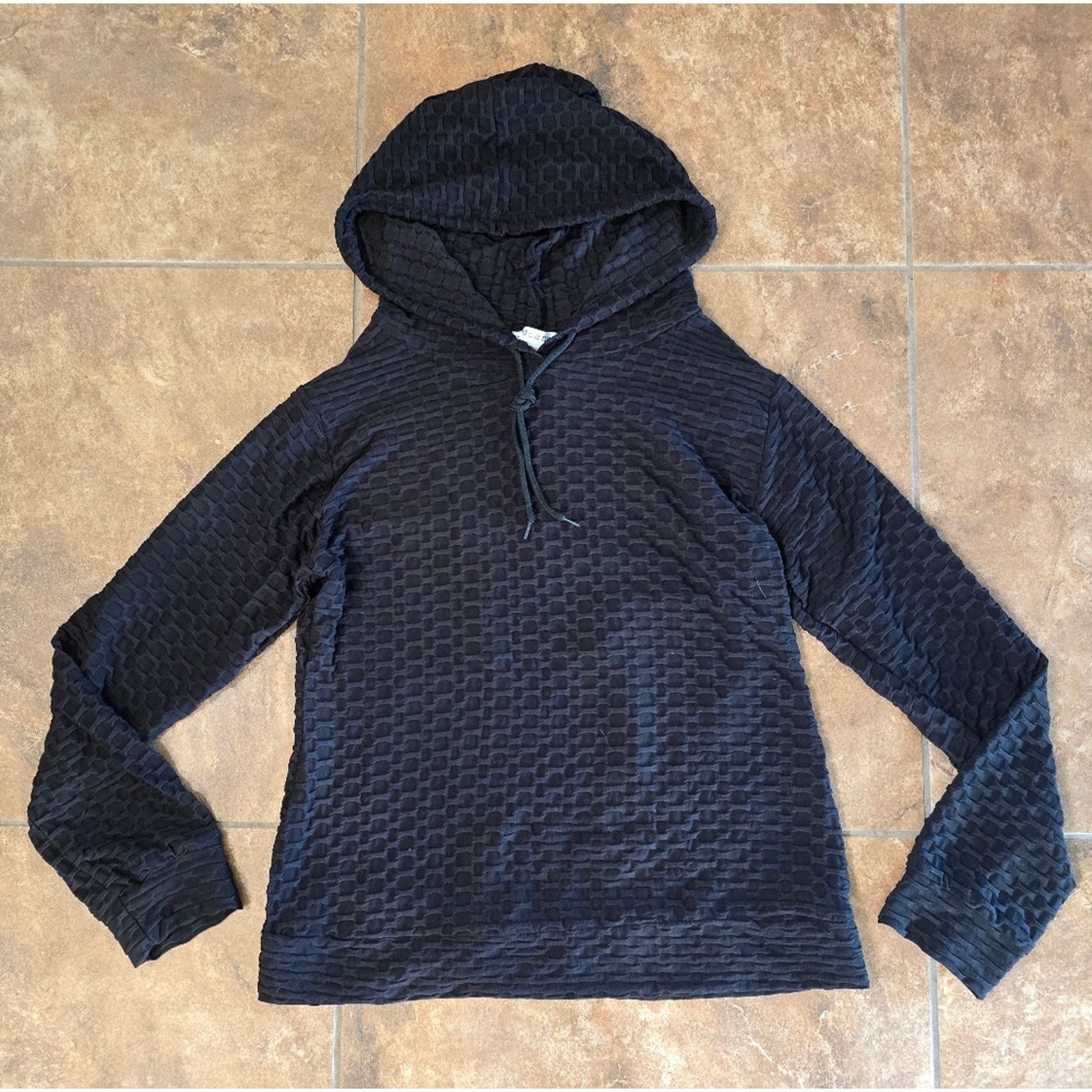 Other Black Textured | EYE CANDY | Athletic Hoodie Size XXL / US 16-18 / IT 52-54 - 1 Thumbnail