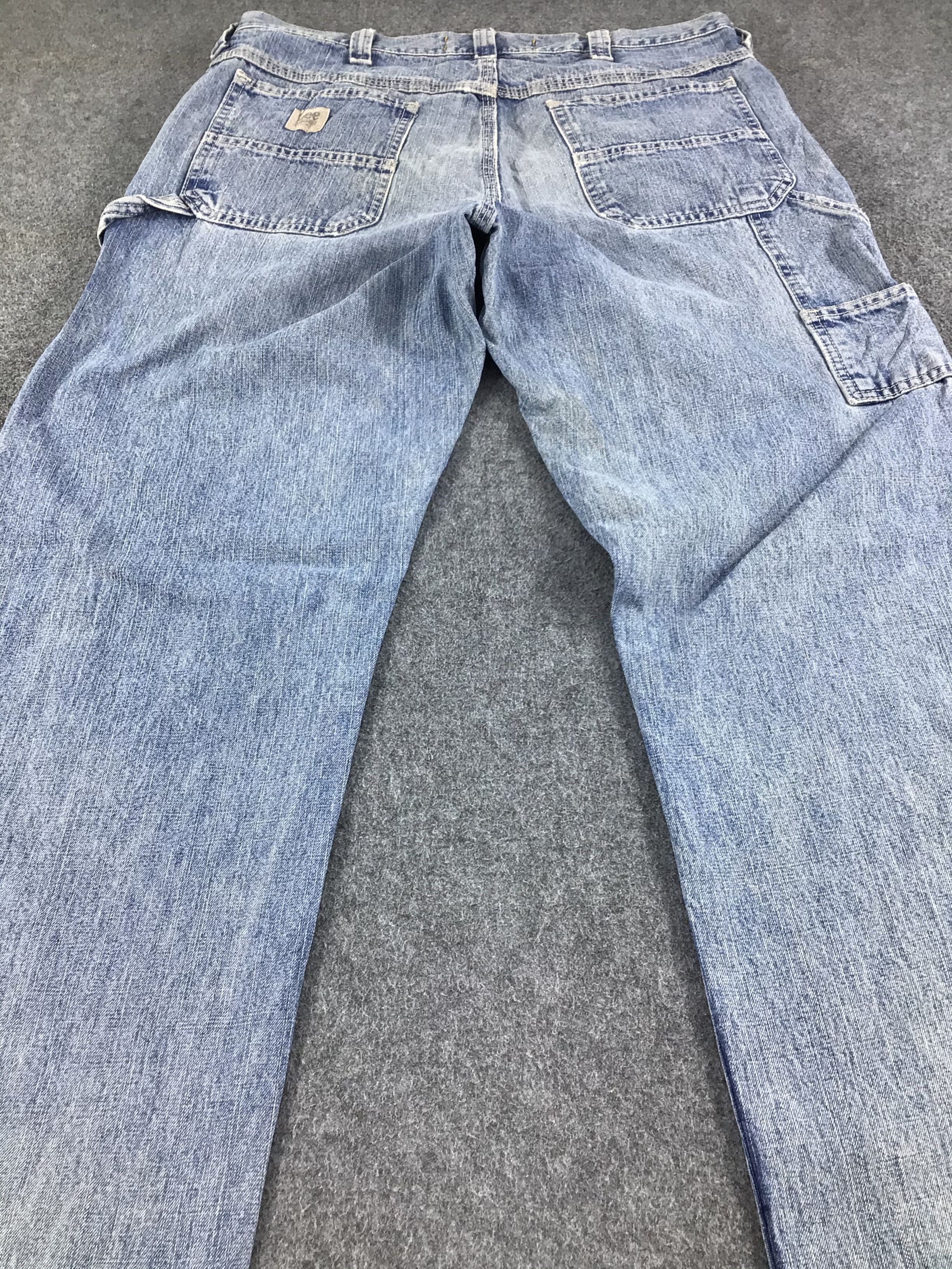 Lee × Vintage Vintage Lee Work Wear Jeans-JM553 Size US 35 - 4 Thumbnail