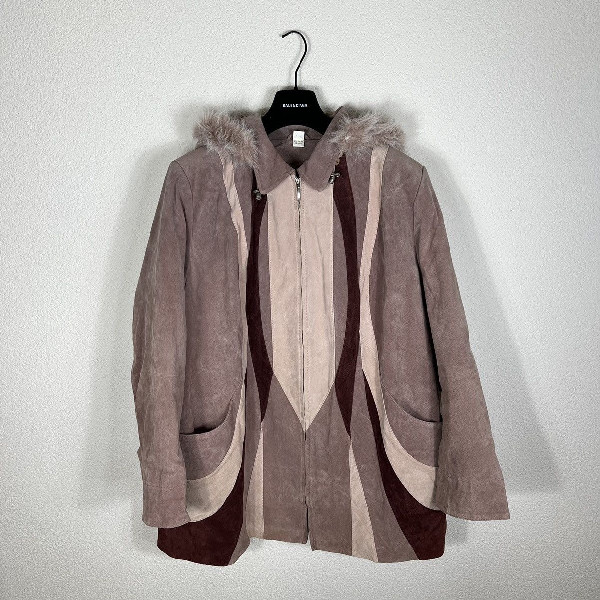 Vintage Vintage pink leather jacket Size US L / EU 52-54 / 3 - 1 Thumbnail