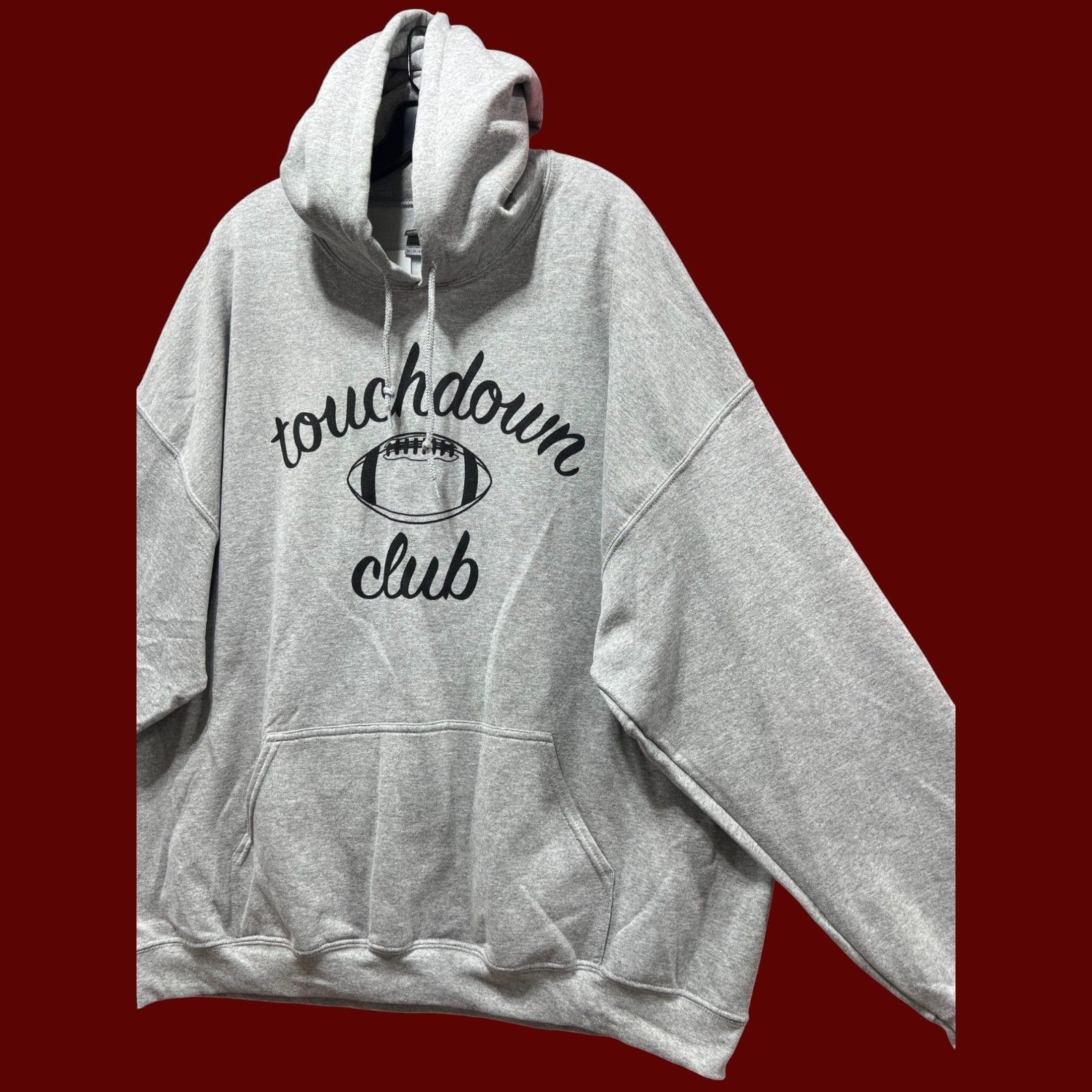Gildan Gildan - Men's Long Sleeve Hooded Sweatshirt - Grey - 3XL Size ONE SIZE - 14 Thumbnail