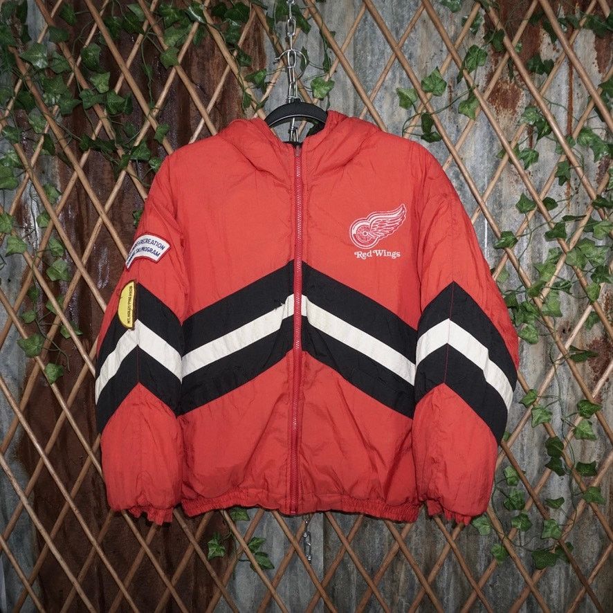 NHL Large - Vintage / Y2K Detroit Red Wings Reversible jacket Size XL / US 12-14 / IT 48-50 - 6 Thumbnail