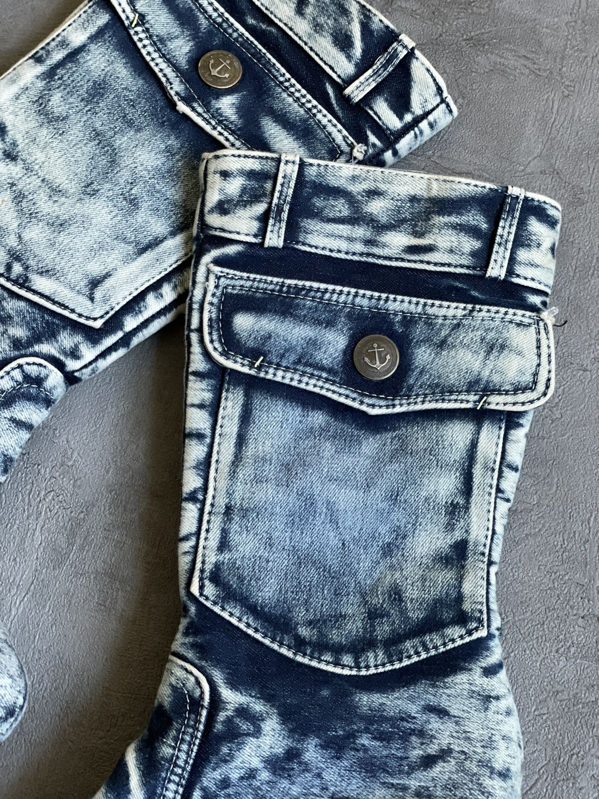 Vintage Vintage Y2K denim pocket platform boots Size US 8 / IT 38 - 5 Thumbnail