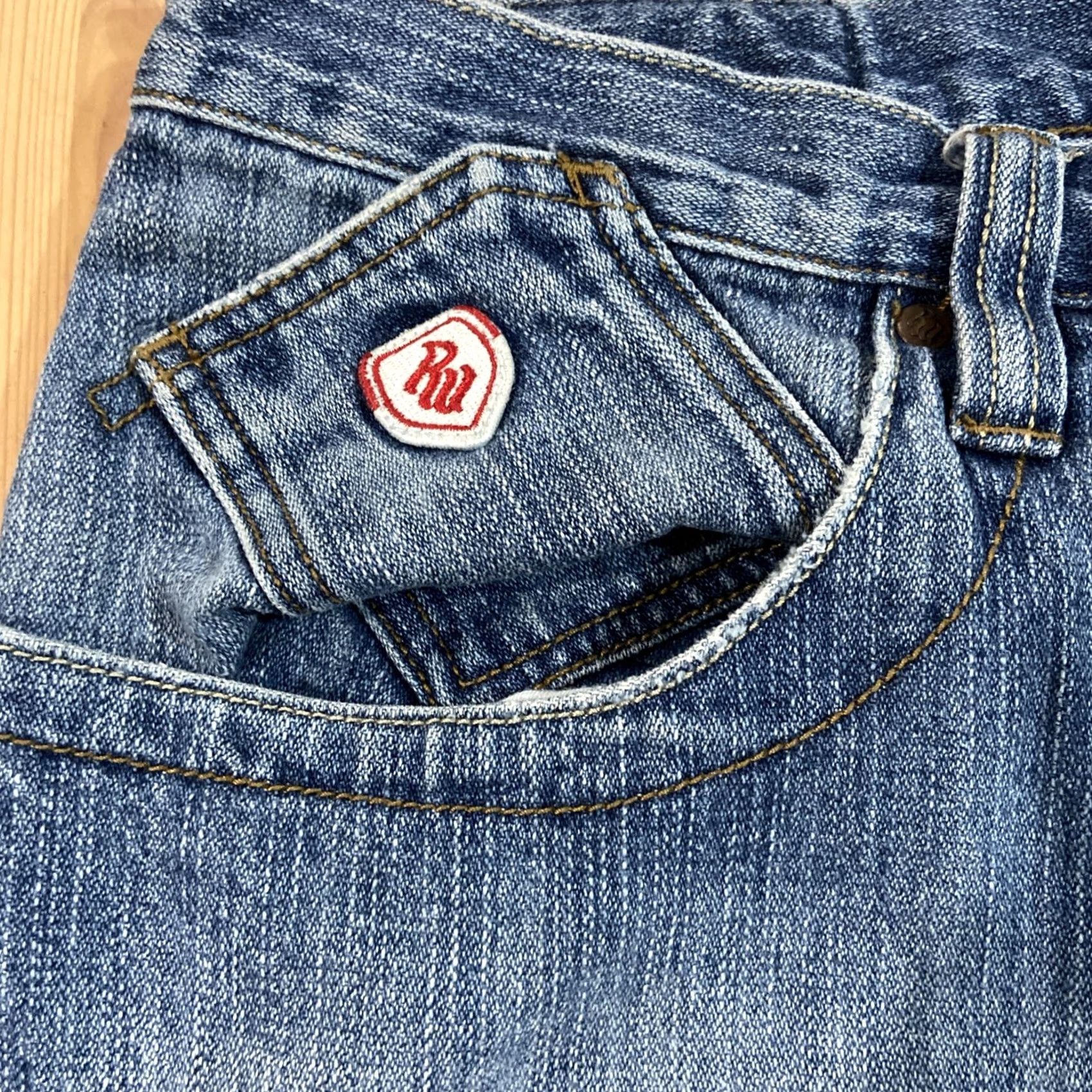 Rocawear VINTAGE Rocawear Jeans Baggy Wide-Leg 38x34 Embroidered Denim 90s Grunge Hip Hop Boys Mens Jeans Size US 38 / EU 54 - 2 Thumbnail