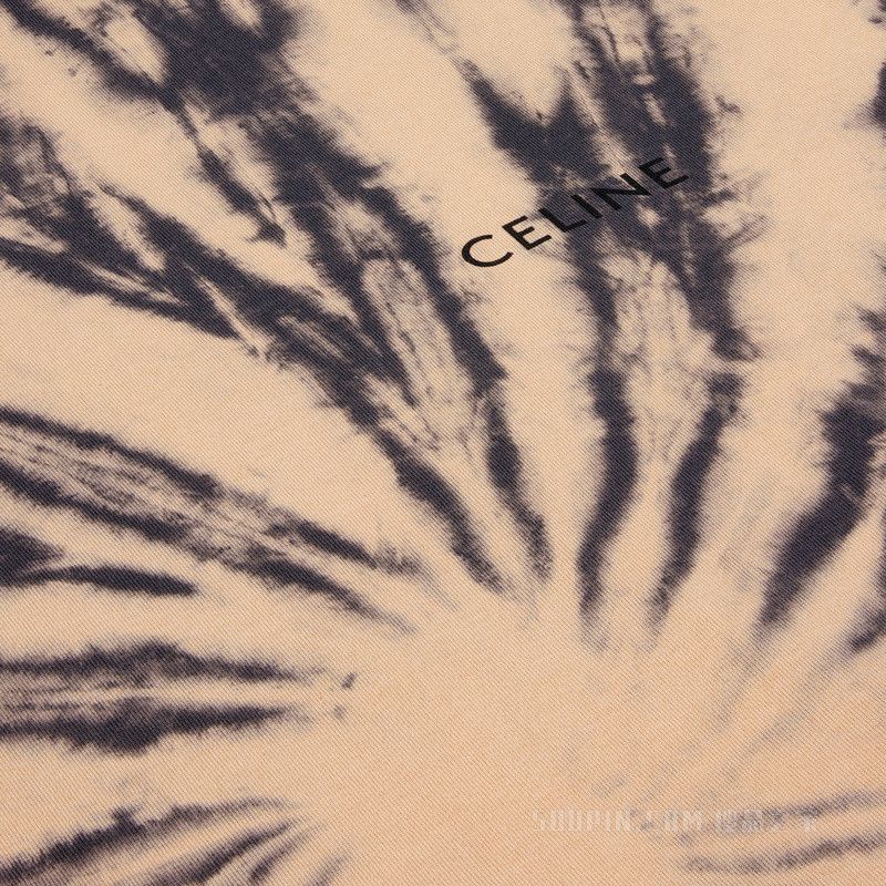 Celine o1bcso1str1124 Tie-Dye Cotton Loose T-Shirt Size US XXL / EU 58 / 5 - 4 Thumbnail