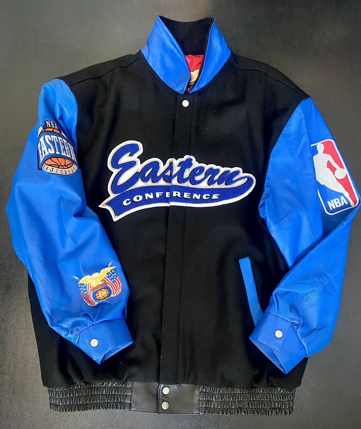Jeff Hamilton Jeff Hamilton Eastern Conference NBA Varsity Jacket Size US XL / EU 56 / 4 - 1 Thumbnail