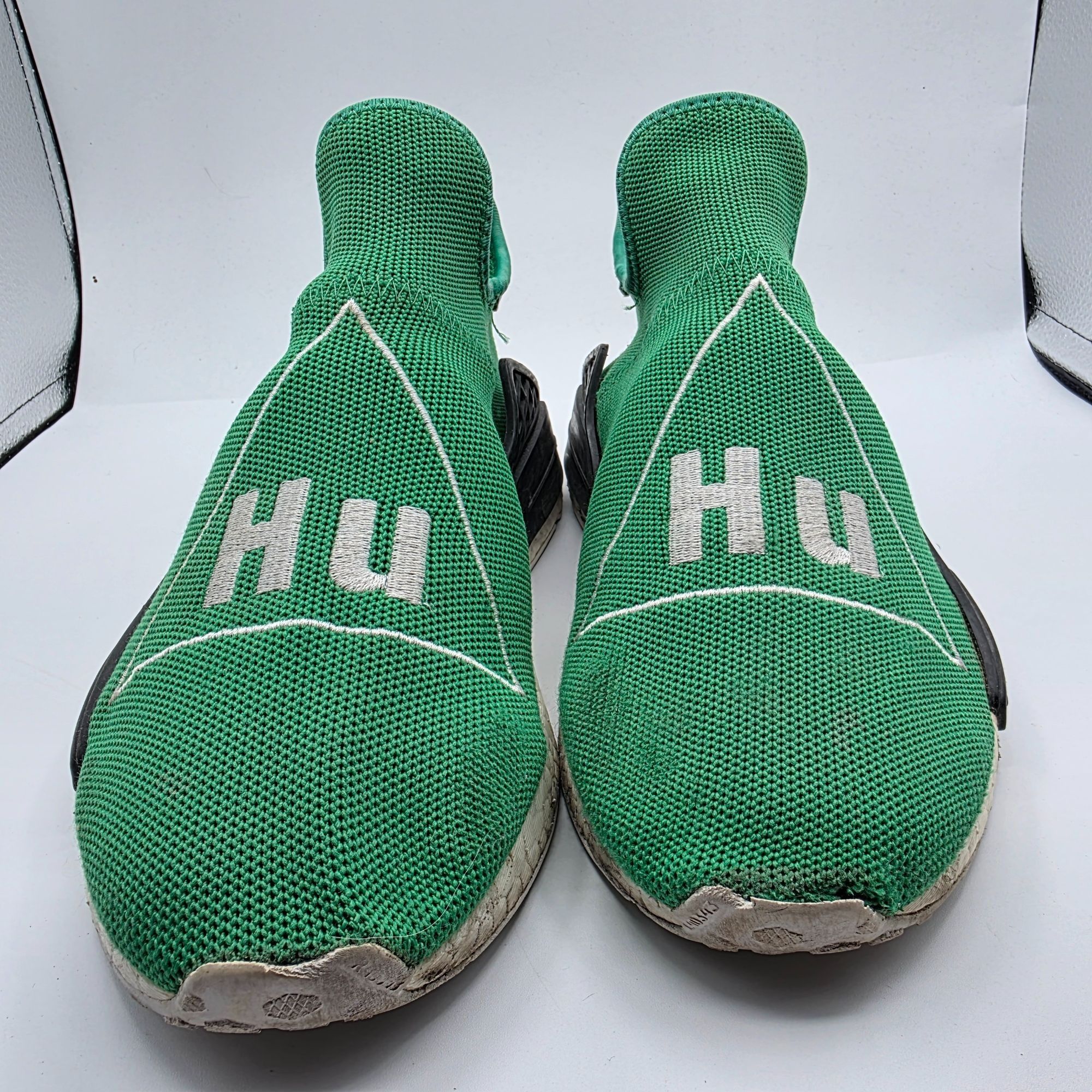 Adidas × Pharrell Adidas Pharrell x NMD Human Race Green Mens Size 9 Sneaker S Size US 9 / EU 42 - 2 Thumbnail