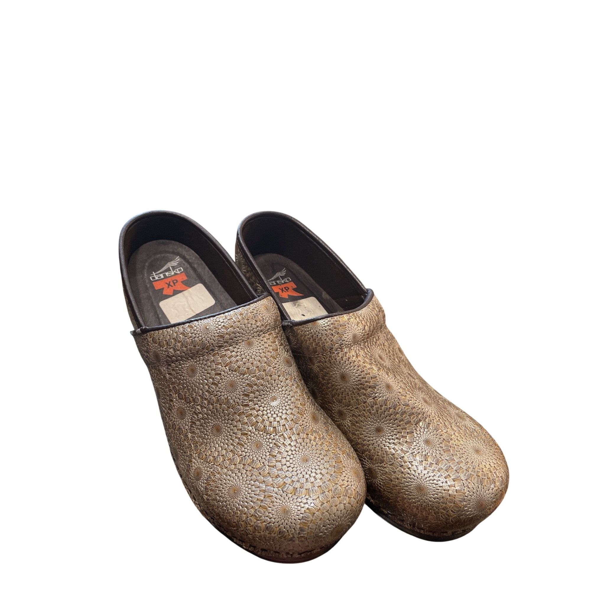 Dansko Dansko XP wms tan leather geometric nursing clogs shoes sz 4 Size US 11 / IT 41 - 17 Thumbnail