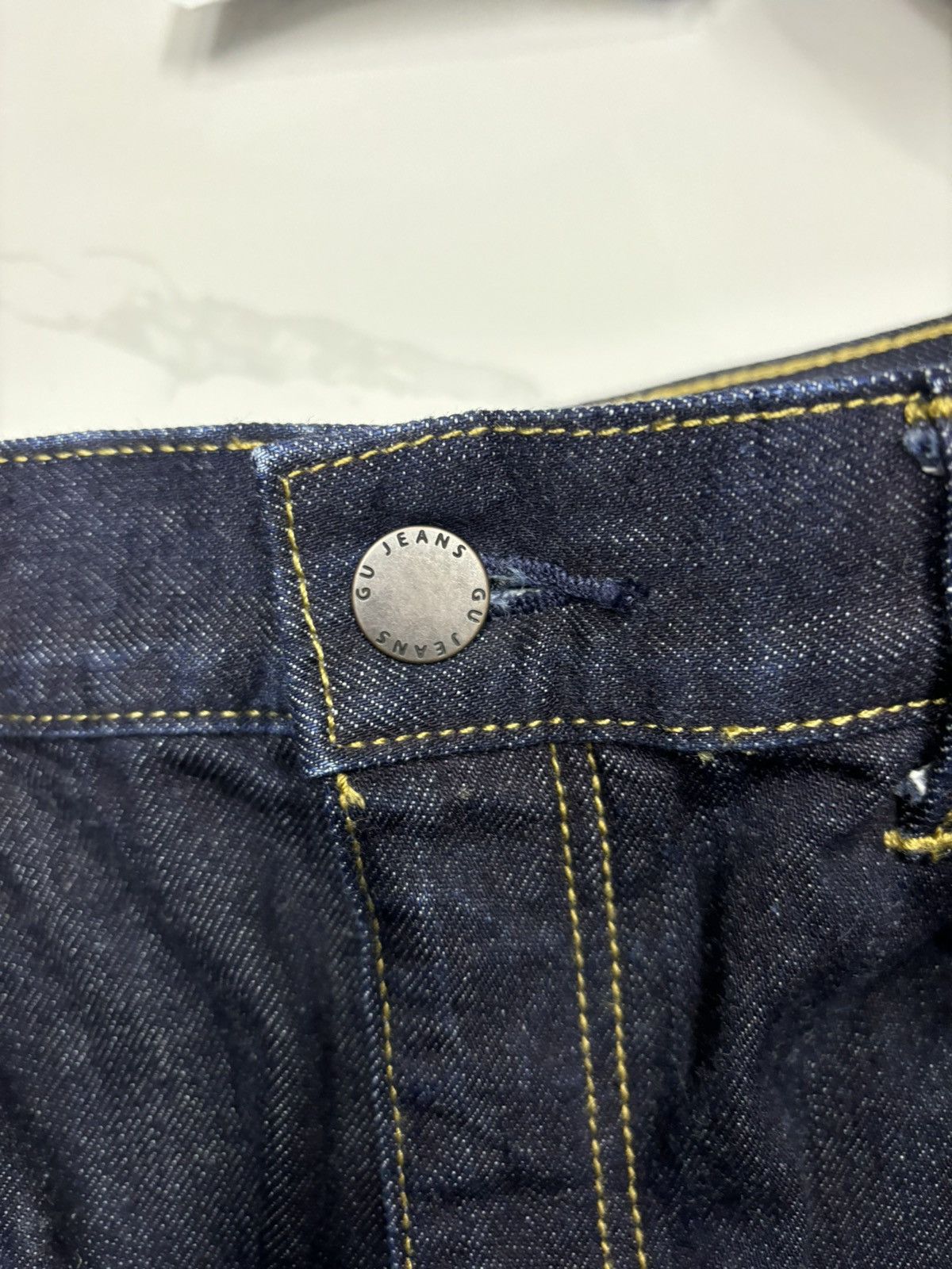 GU 🔥GU JAPANESE BLUE DENIM BAGGY WIDE JEANS Size US 30 / EU 46 - 9 Thumbnail
