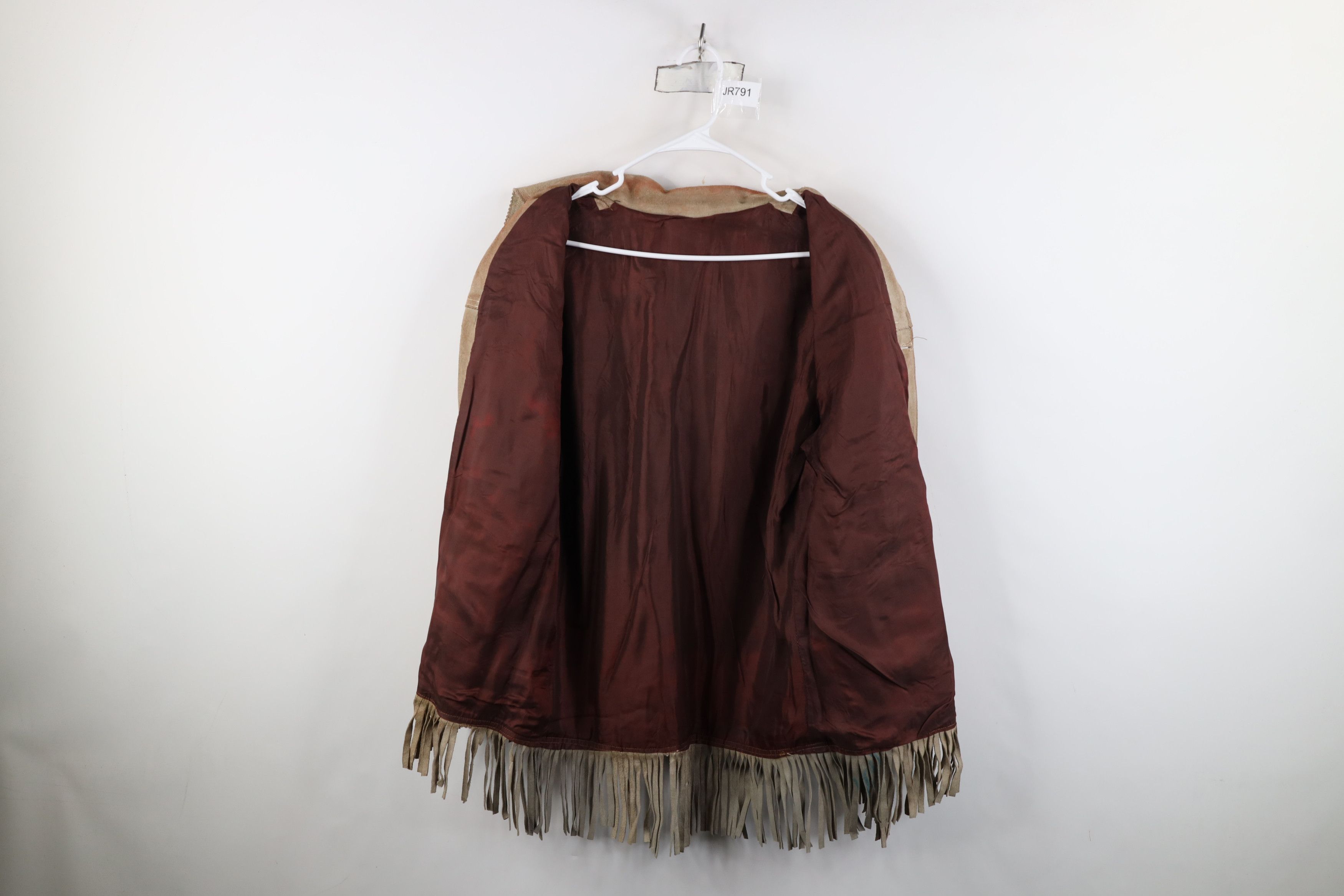 Vintage Vintage 60s 70s Streetwear Western Suede Leather Jacket Size US L / EU 52-54 / 3 - 11 Thumbnail