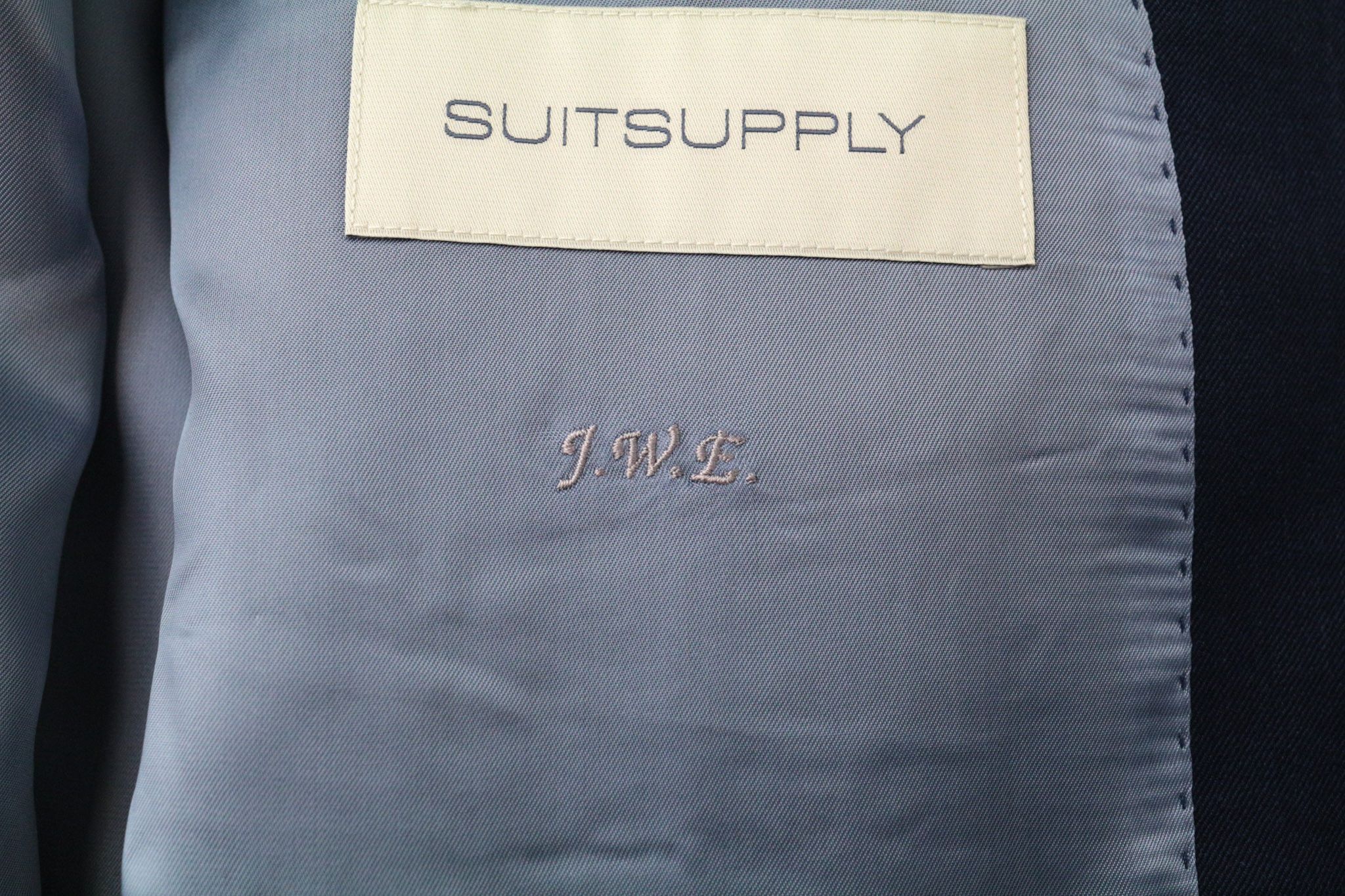 Suitsupply LA SPALLA UK48L Wool Blue Suit 68286 Size 48L - 15 Thumbnail
