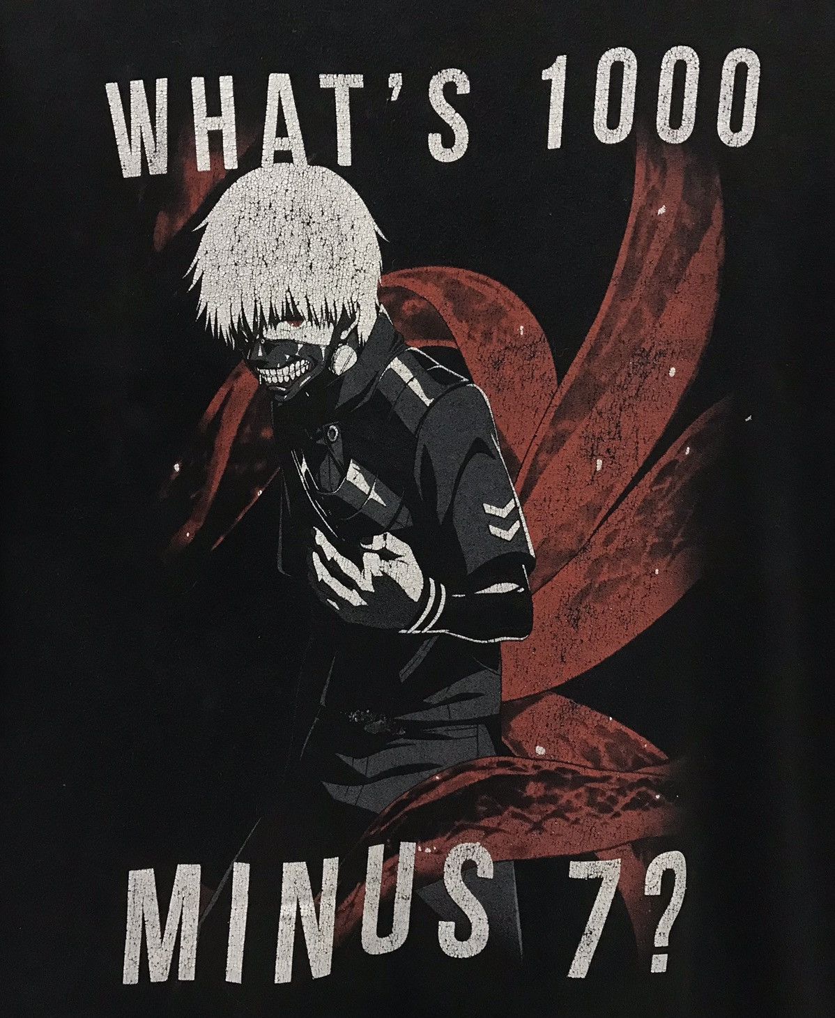 Anime × Japanese Brand Vintage Tokyo Ghoul What’s 1000 Minus 7 Shirt Size US L / EU 52-54 / 3 - 3 Thumbnail