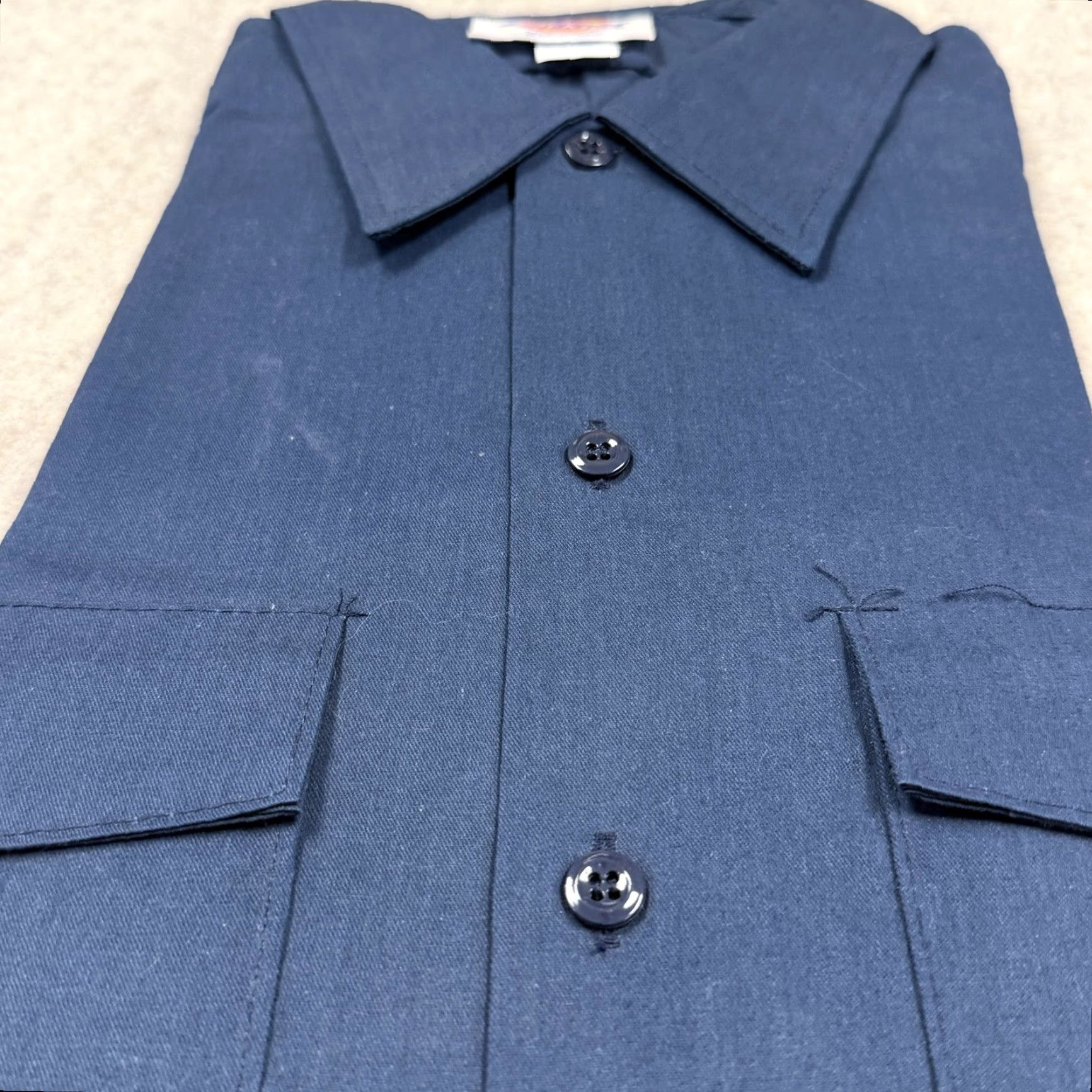 Dickies VINTAGE Dickies Shirt Mens L Blue Workwear Long Sleeve Button-Up 90s Decade Size US L / EU 52-54 / 3 - 4 Thumbnail