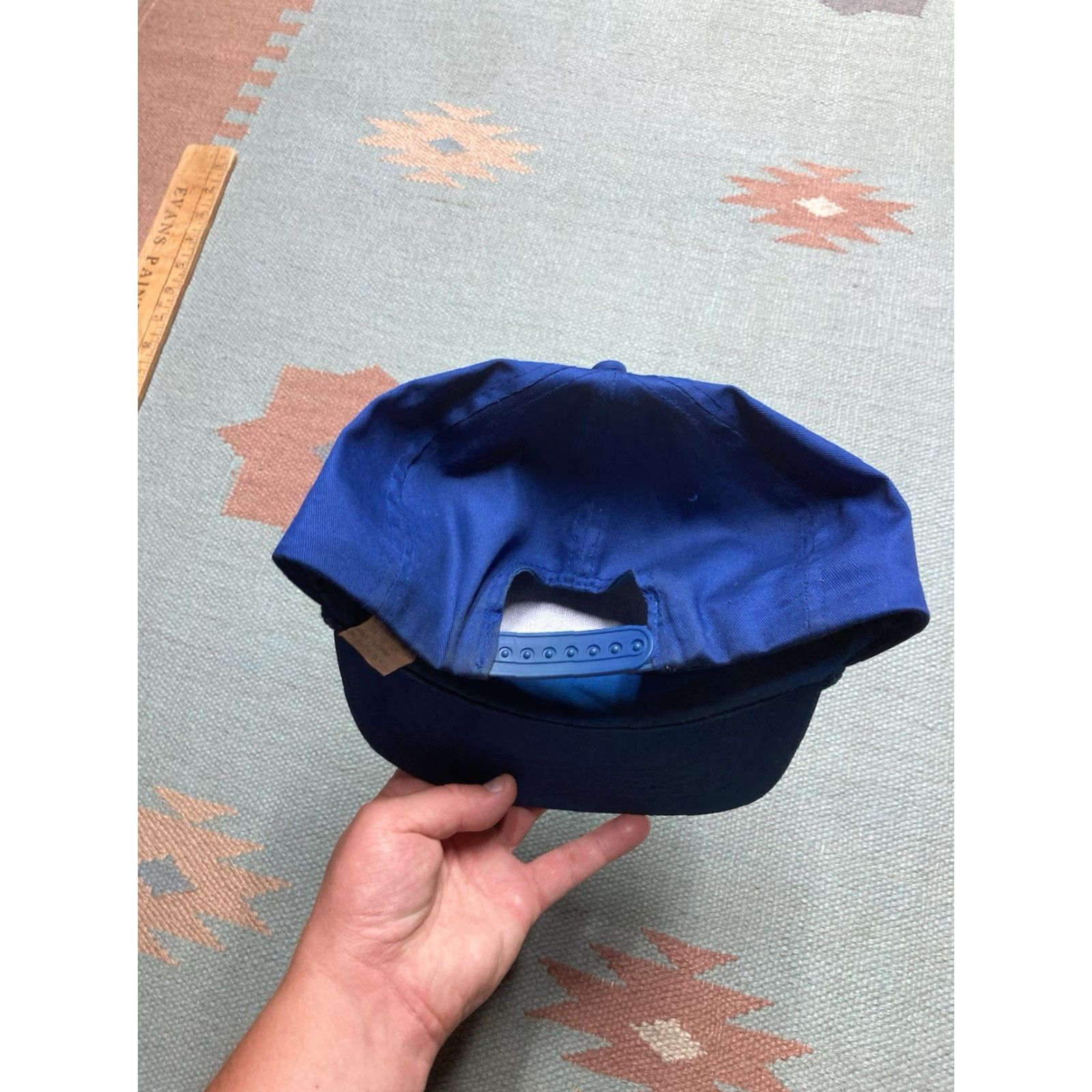 Vintage VINTAGE SnapBack Hat Cap Thermogas Propane HVAC Blue Men Adjustable Blue SnapBack Hat Cap Mens Size ONE SIZE - 4 Thumbnail