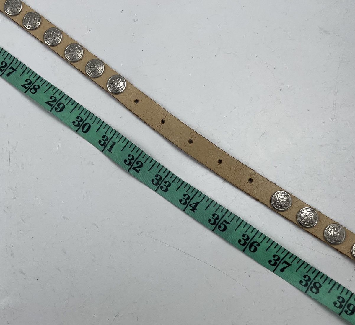 Japanese Brand × Seditionaries rare tiny studded belt tc36 Size 34 - 4 Thumbnail