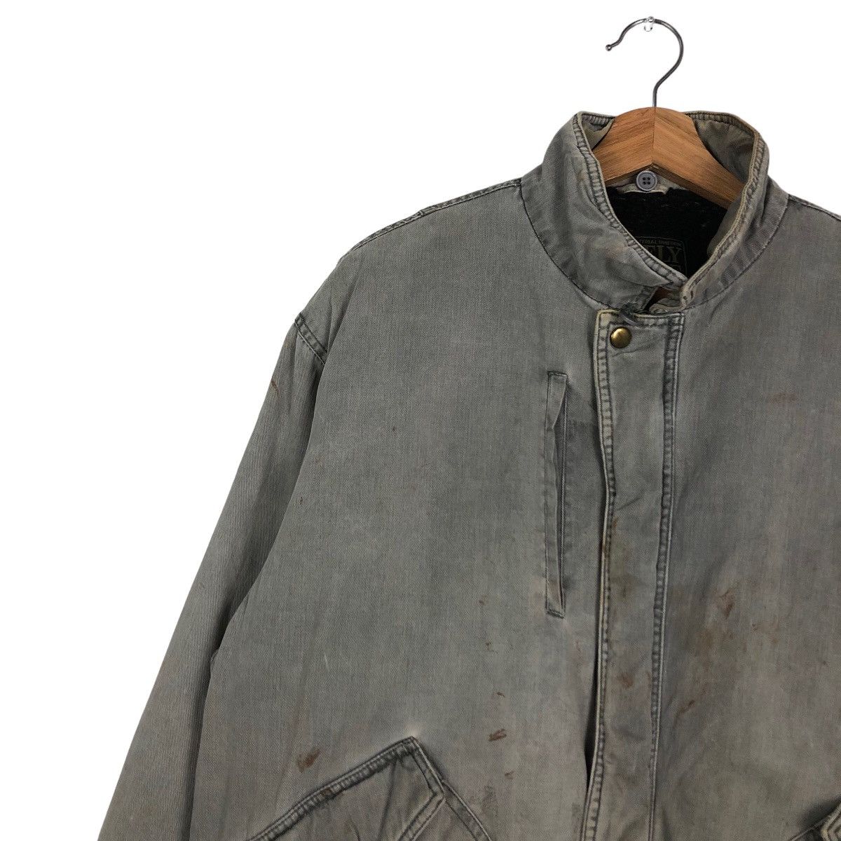 Japanese Brand 🔥Vtg Bomber Jacket Worker Lonely Wolf Japan Made Size US L / EU 52-54 / 3 - 7 Thumbnail