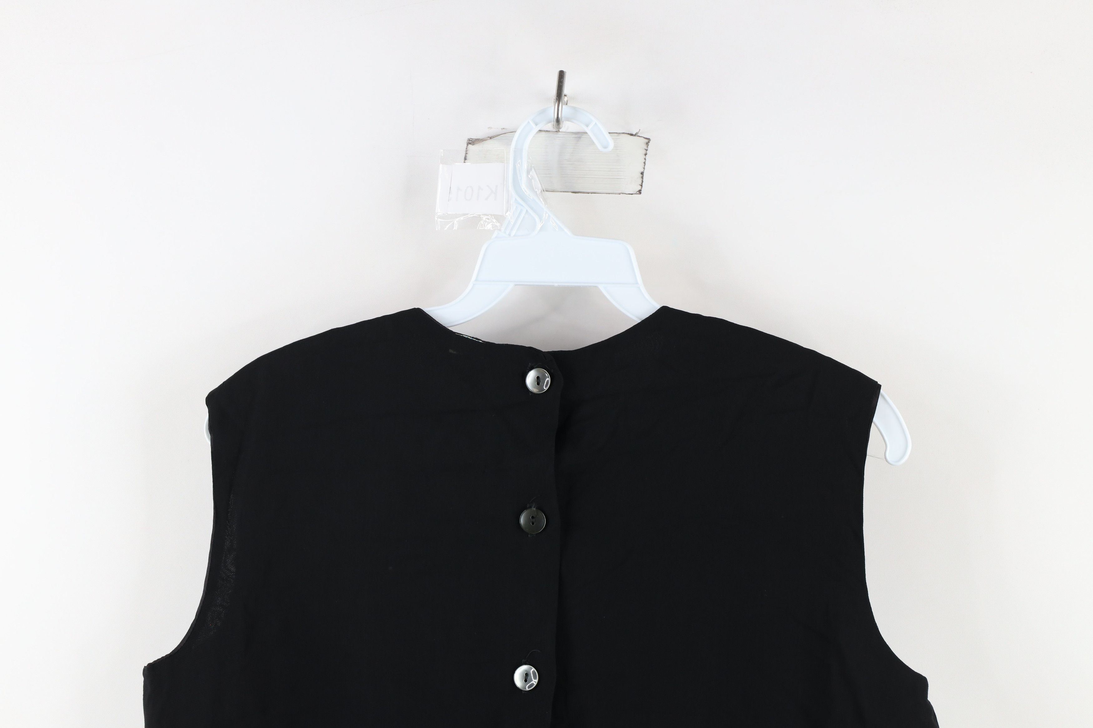 Vintage Vintage 80s 90s Streetwear Button Sleeveless Sequin Shirt Size M / US 6-8 / IT 42-44 - 8 Thumbnail