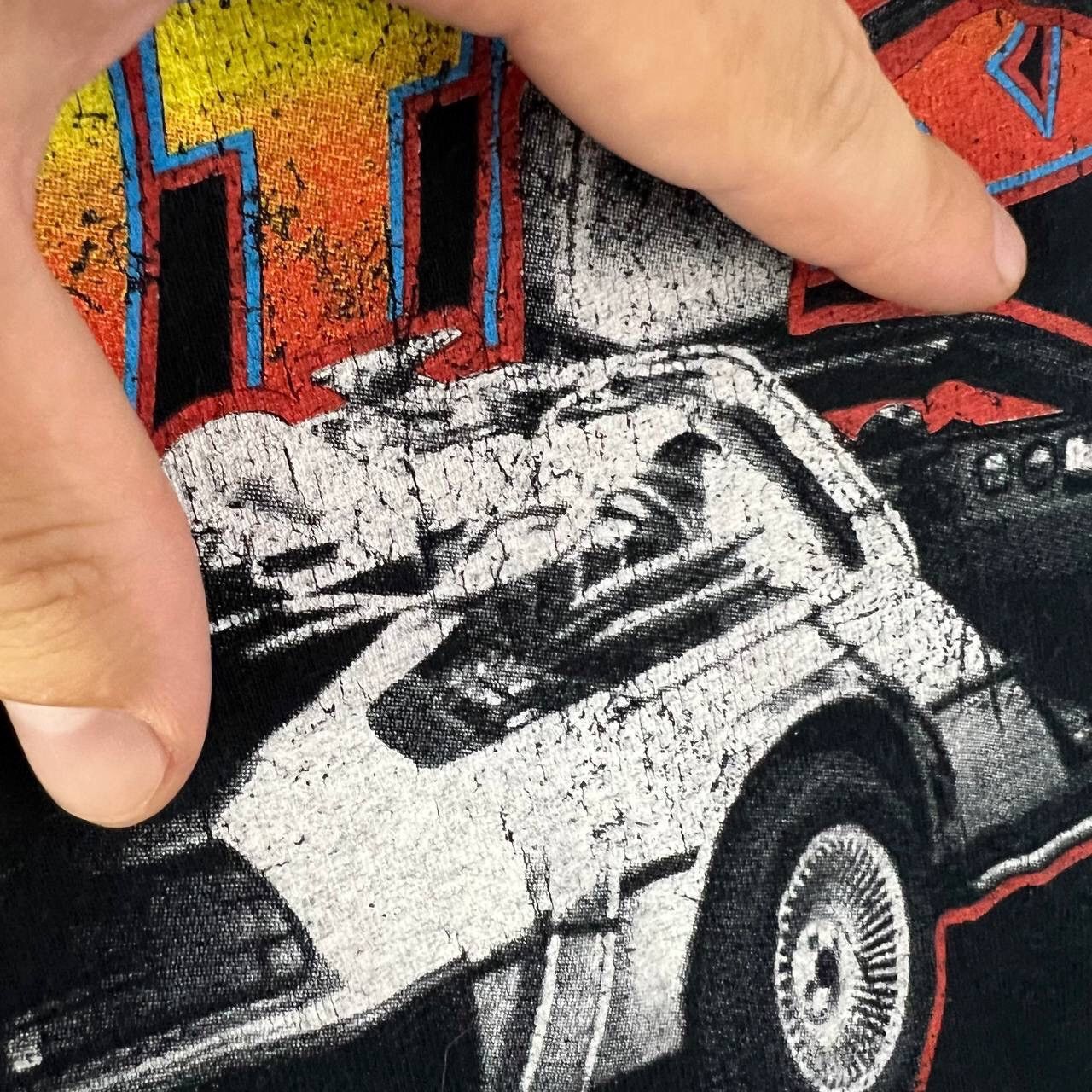 Vintage Vtg Back To The Future T-shirt Vintage Big Print Tee Size US M / EU 48-50 / 2 - 5 Thumbnail