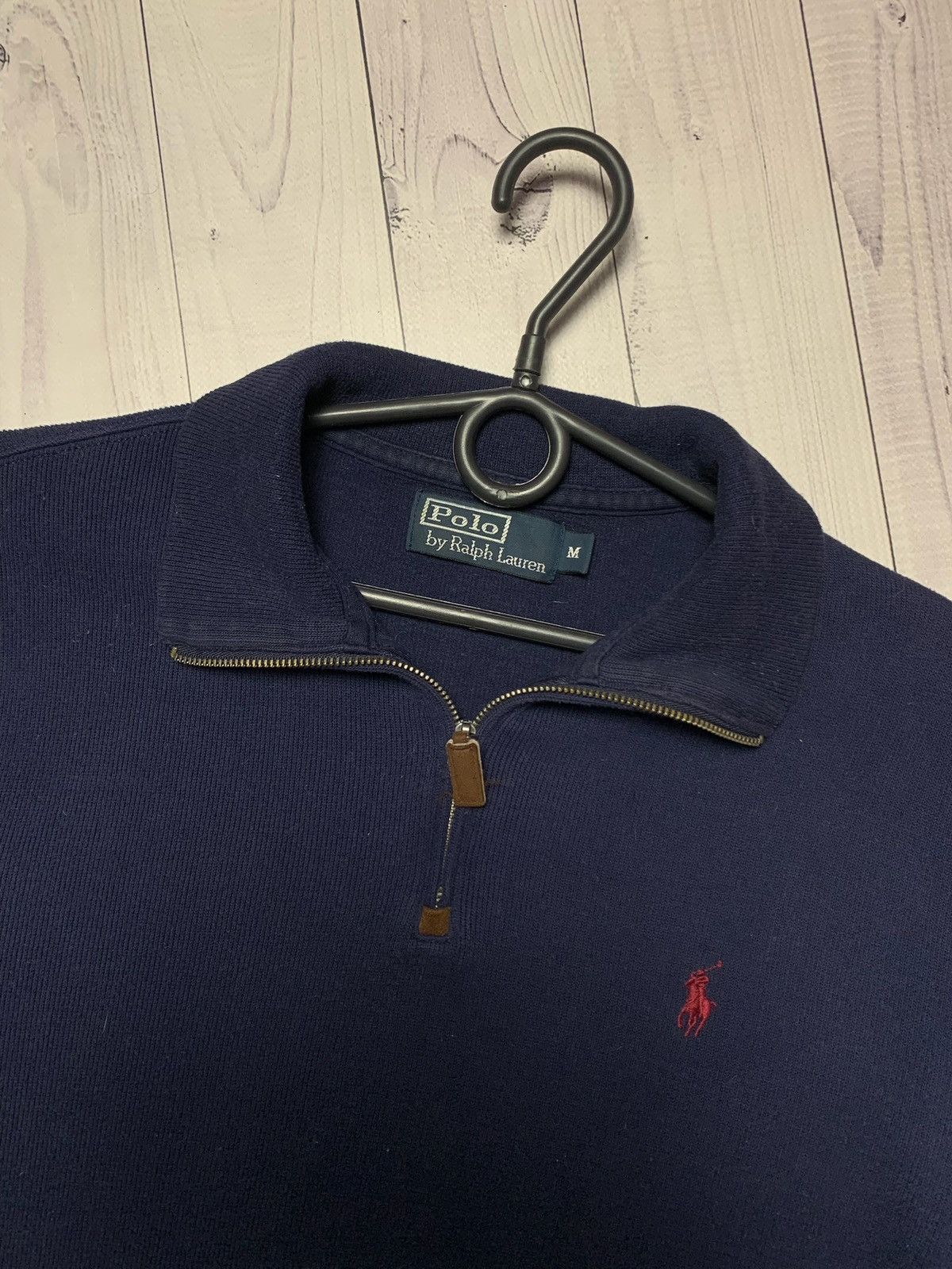 Polo Ralph Lauren × Vintage Polo Ralph Lauren vintage 1/4 zip sweatshirt Size M Size US M / EU 48-50 / 2 - 3 Thumbnail