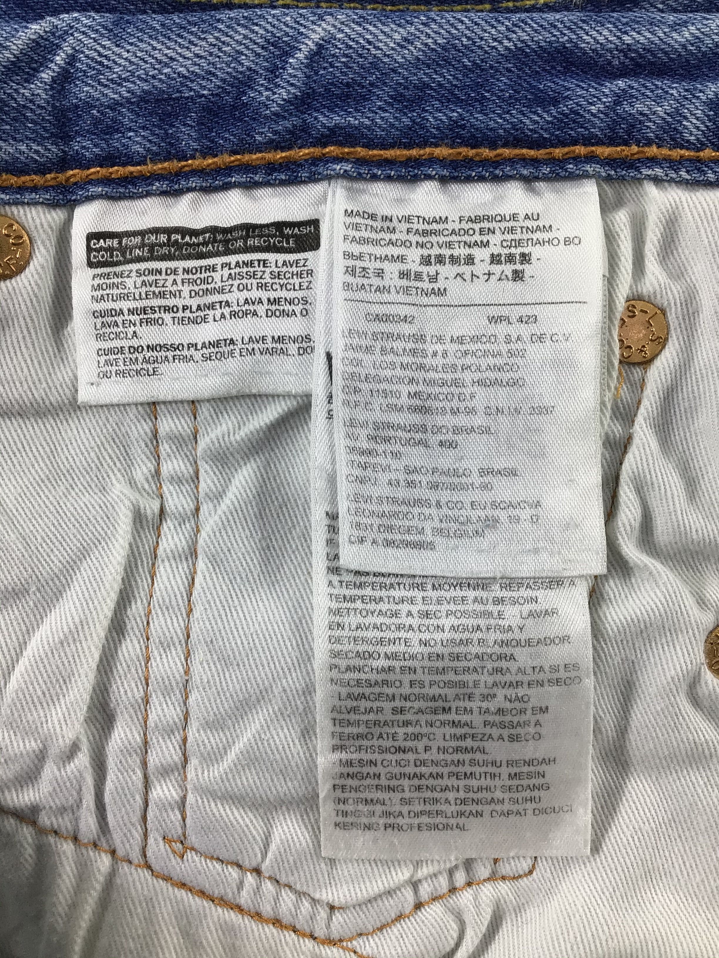 Levi's Vintage Levis 501 Jeans-JM335 Size US 29 - 9 Thumbnail