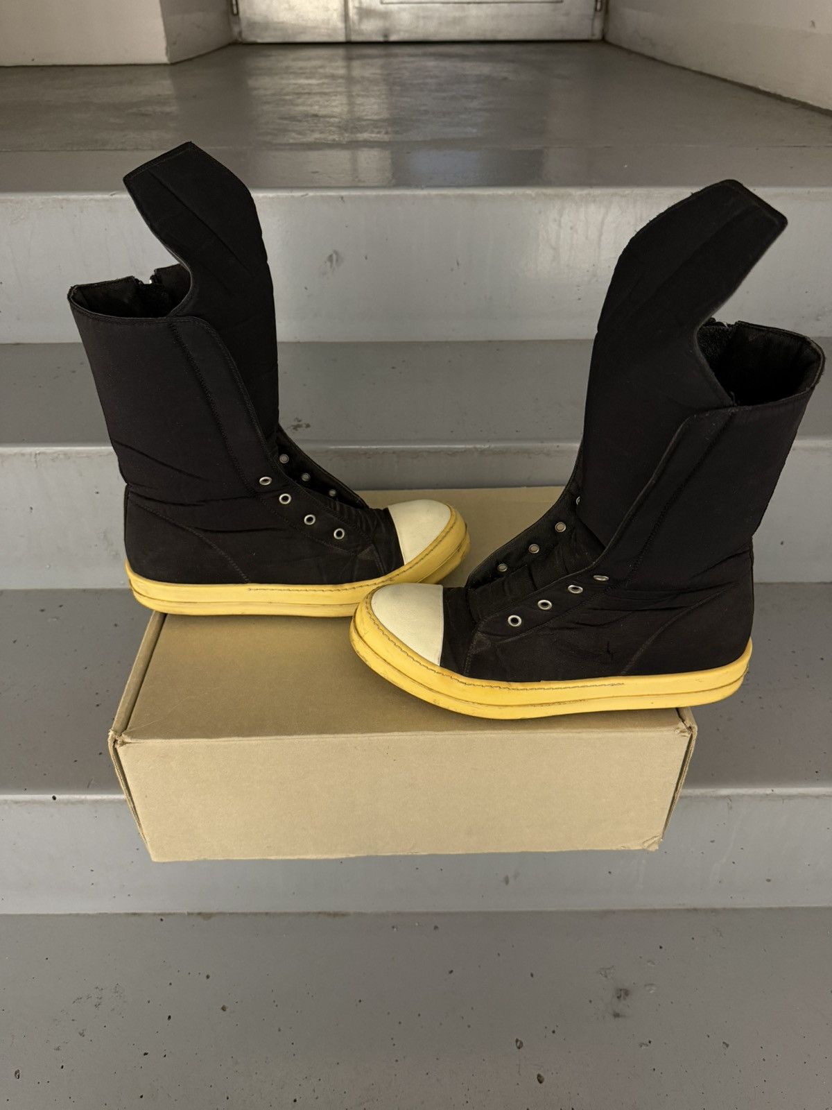 Rick Owens Drkshdw Rick Owens Drkshdw Ramones With Box Size US 8 / EU 41 - 3 Thumbnail