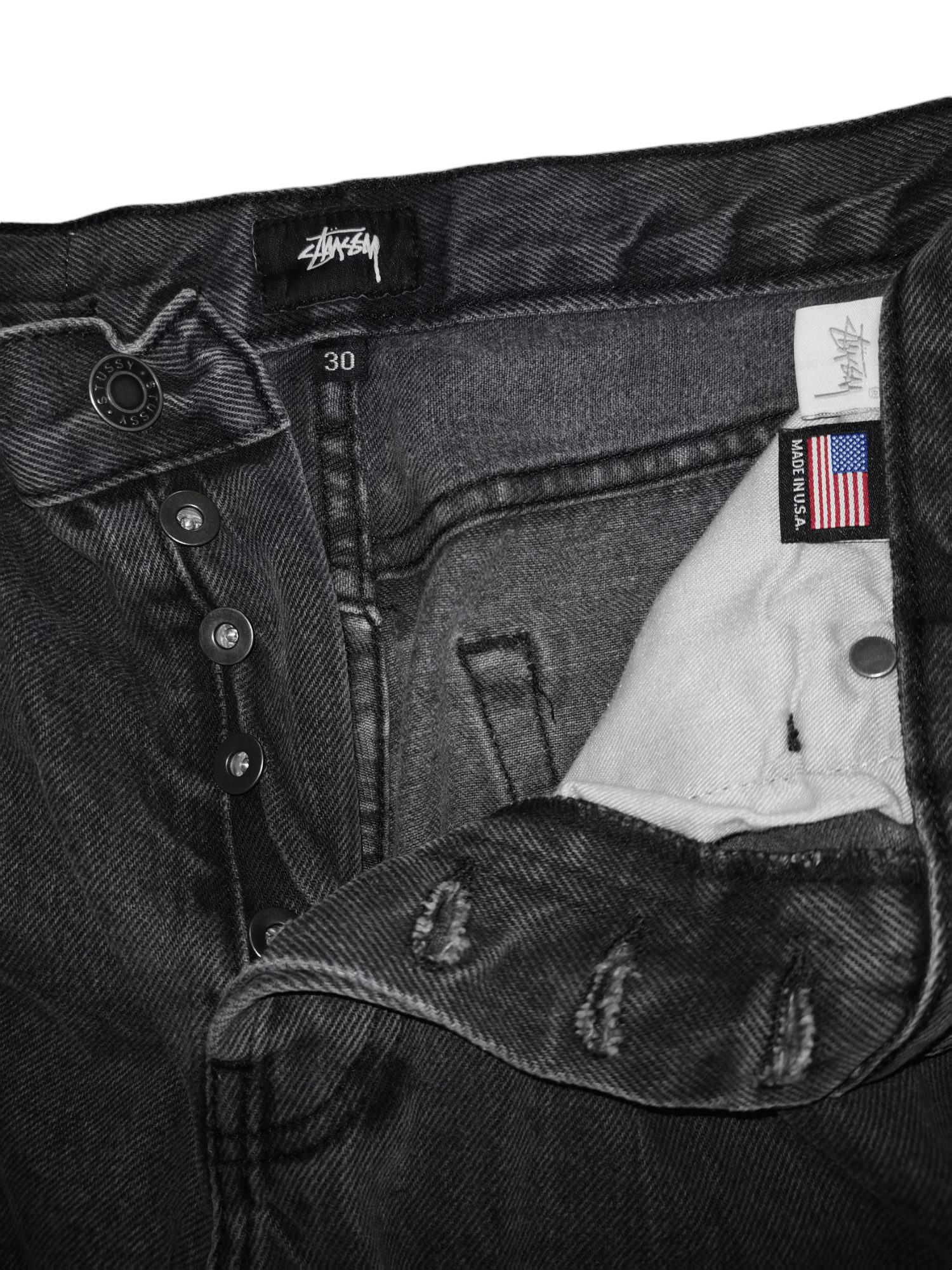 Stussy Stussy big ol jeans black Size US 30 / EU 46 - 17 Thumbnail