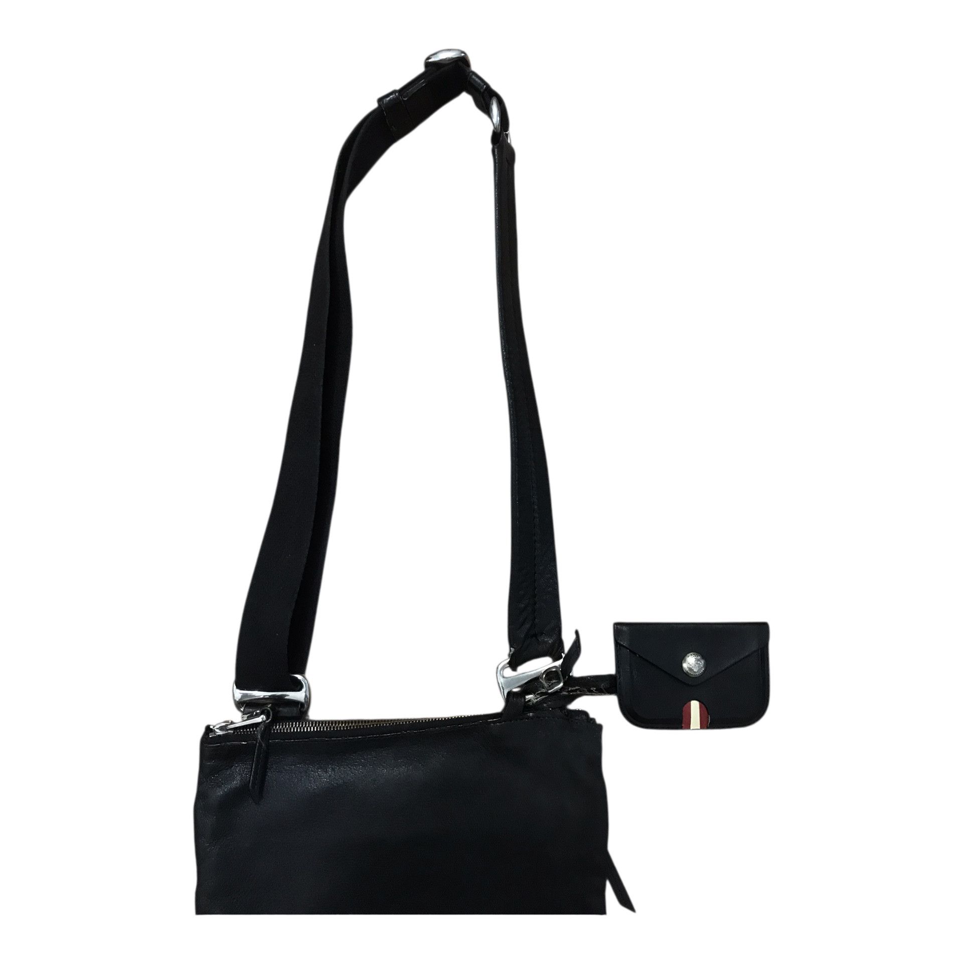 Bally Bally Genuine Leather Black Sling Bag Size ONE SIZE - 5 Thumbnail