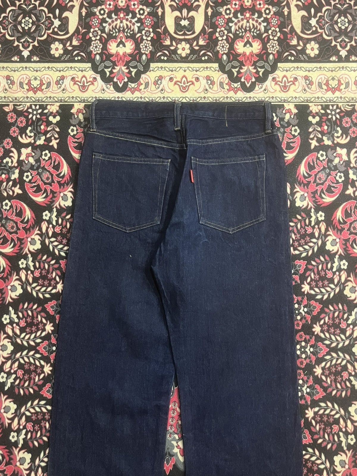 Vintage Vintage Cepo Craft Raw Indigo Straight Leg Selvedge Jeans Size US 28 / EU 44 - 7 Thumbnail