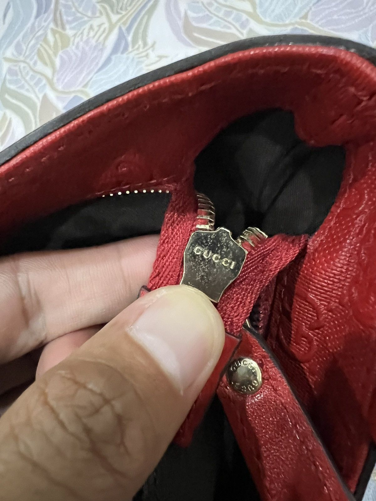 Gucci Gucci sling bag red monogram Size ONE SIZE - 10 Thumbnail