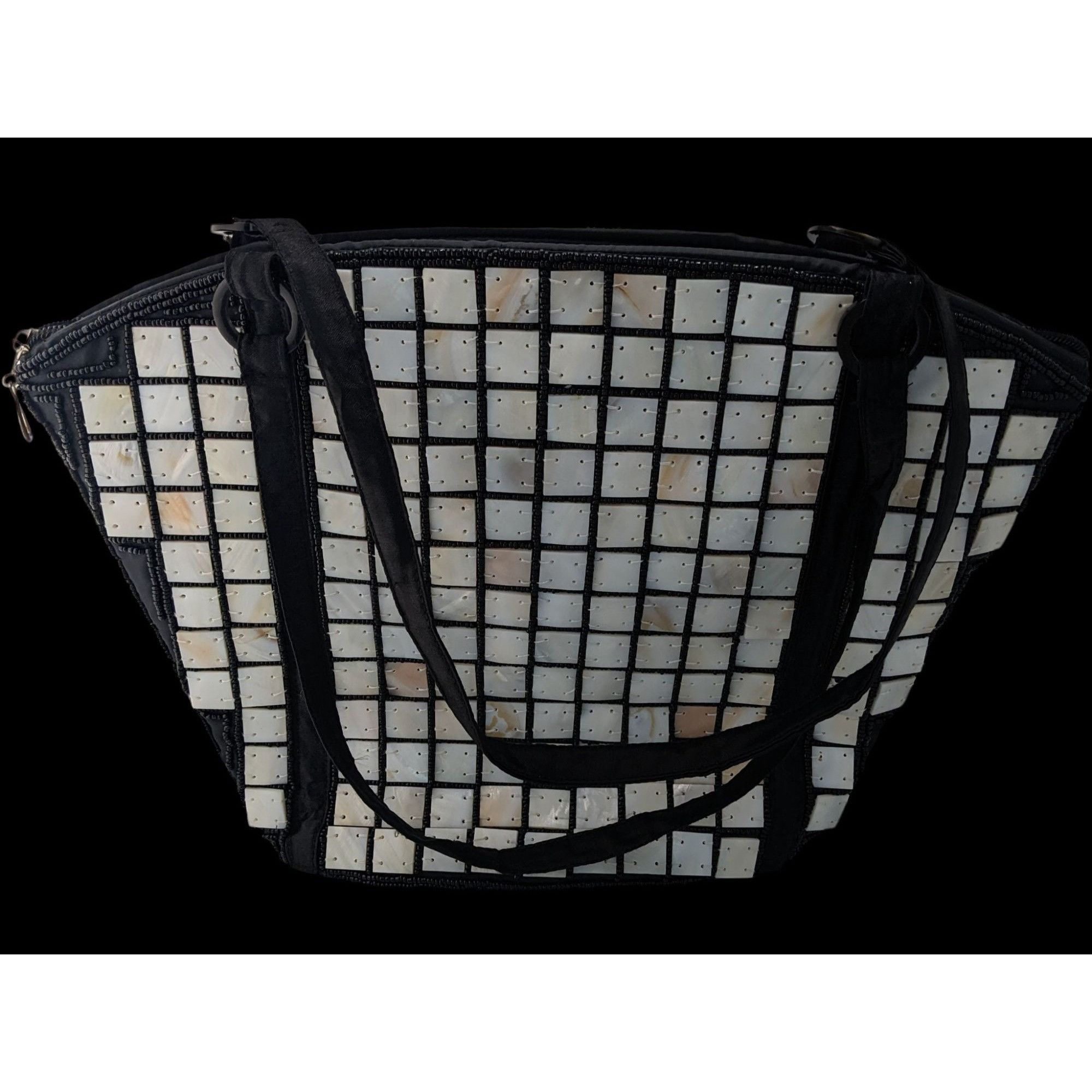 Other Sea Cove Beach To City Tote Bag With Mother-Of-Pearl Tile De Size ONE SIZE - 2 Thumbnail