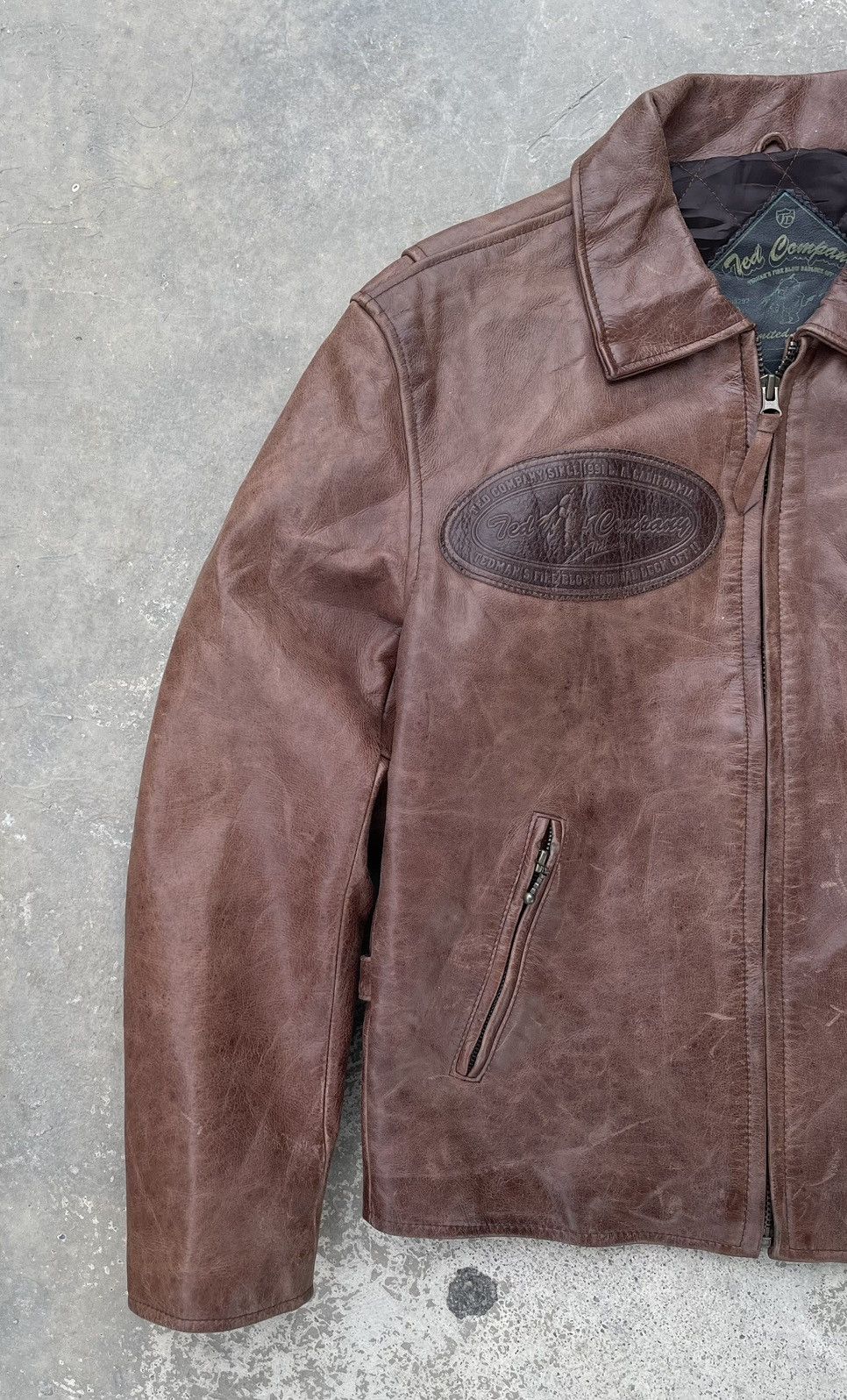 Tedman 🔥Vintage Ted Company Limited Edition Genuine Leather Jacket Size US M / EU 48-50 / 2 - 7 Thumbnail