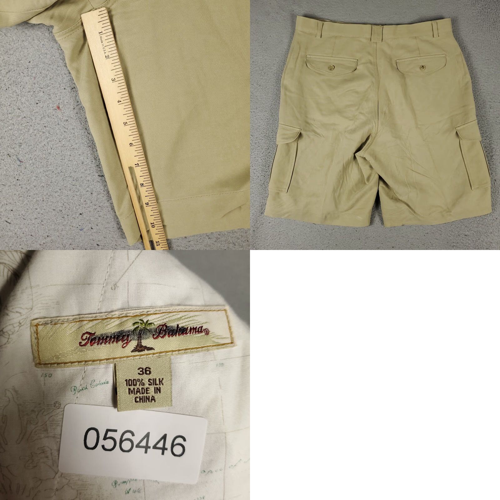 Tommy Bahama VINTAGE Tommy Bahama Cargo Shorts Men's 36 Beige Silk Casual Outdoor Hiking Camping Size US 36 / EU 52 - 8 Thumbnail