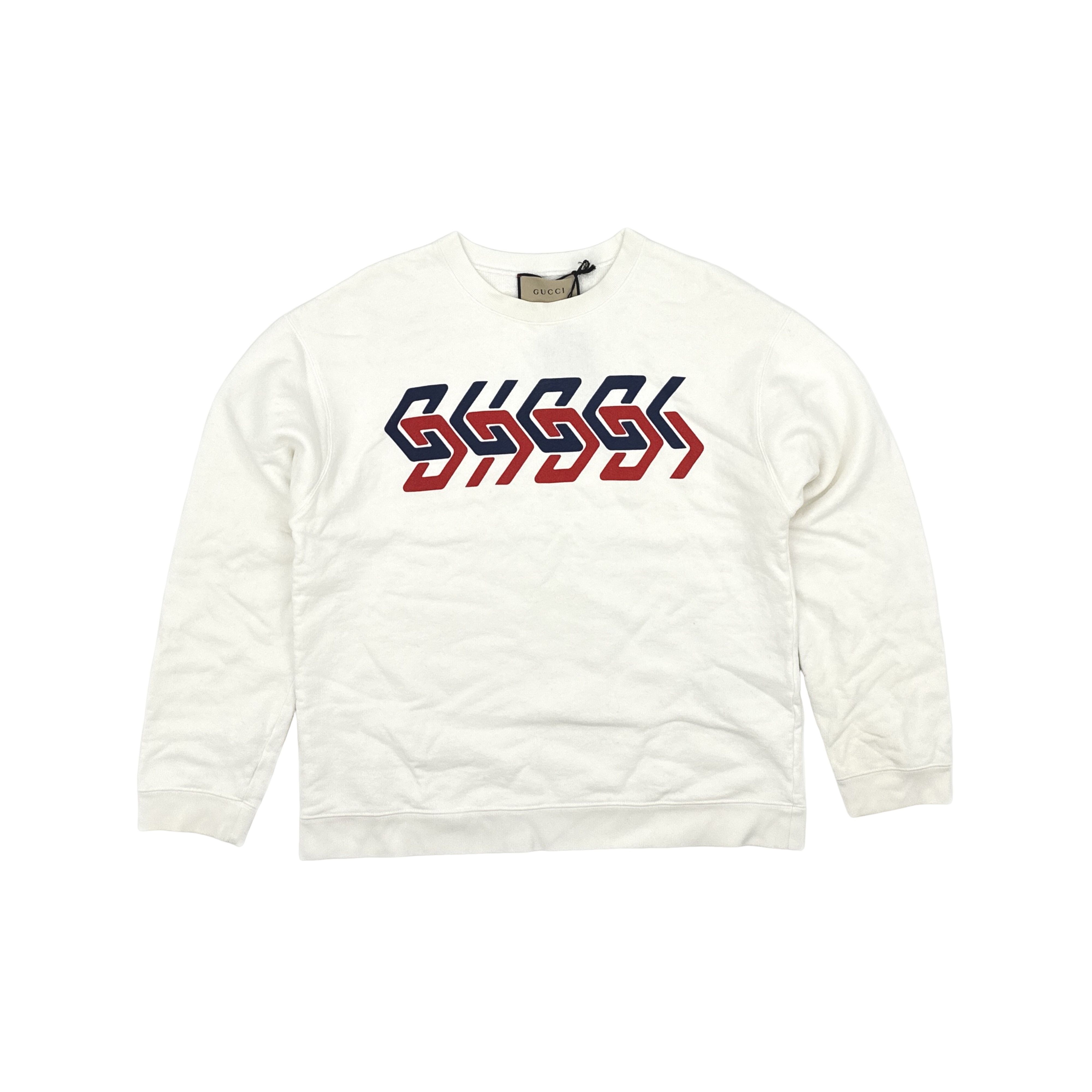 Gucci Gucci Mirrored Logo Sweatshirt S Size US S / EU 44-46 / 1 - 1 Thumbnail