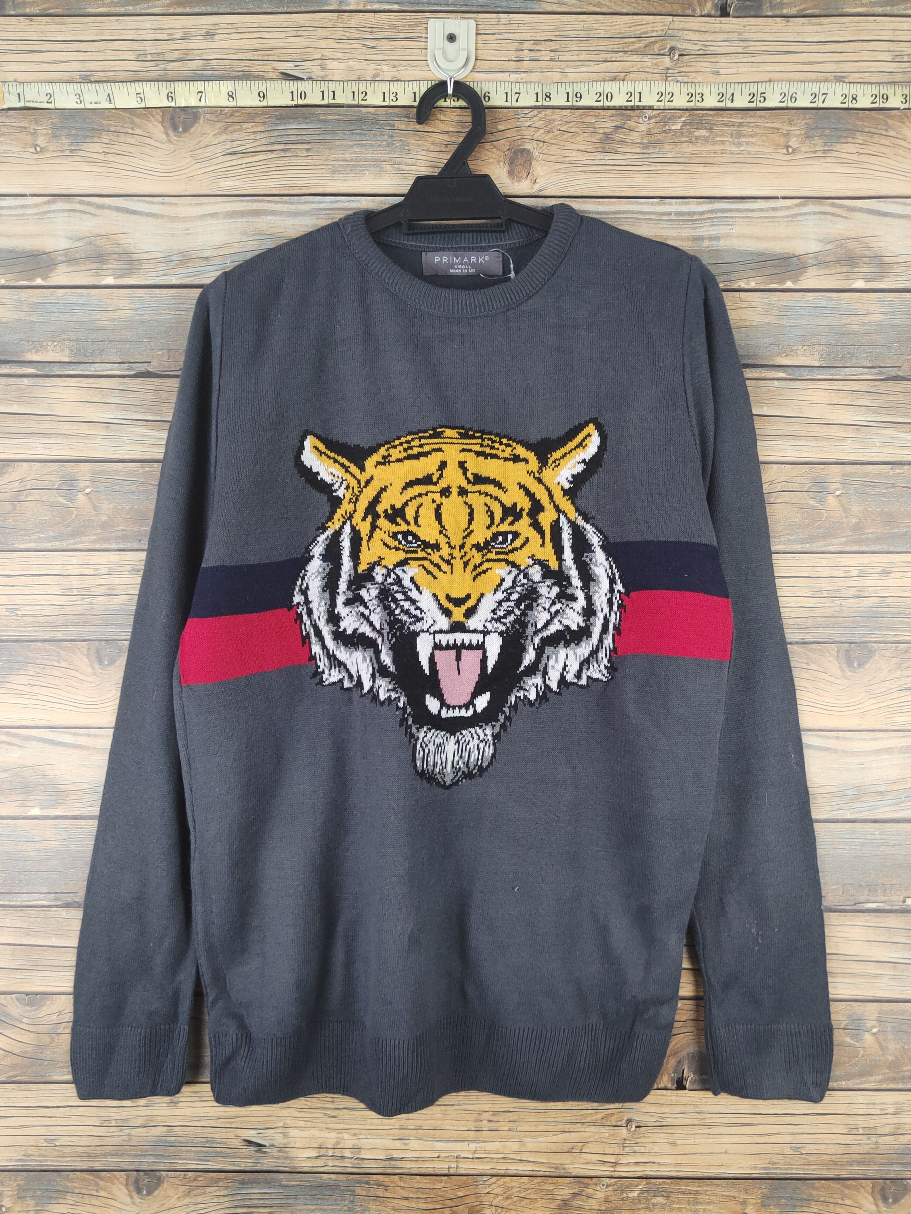 Primark DL Primark Tiger Dark Gray Knitwear Sweatshirts #46-200T Size US S / EU 44-46 / 1 - 1 Thumbnail
