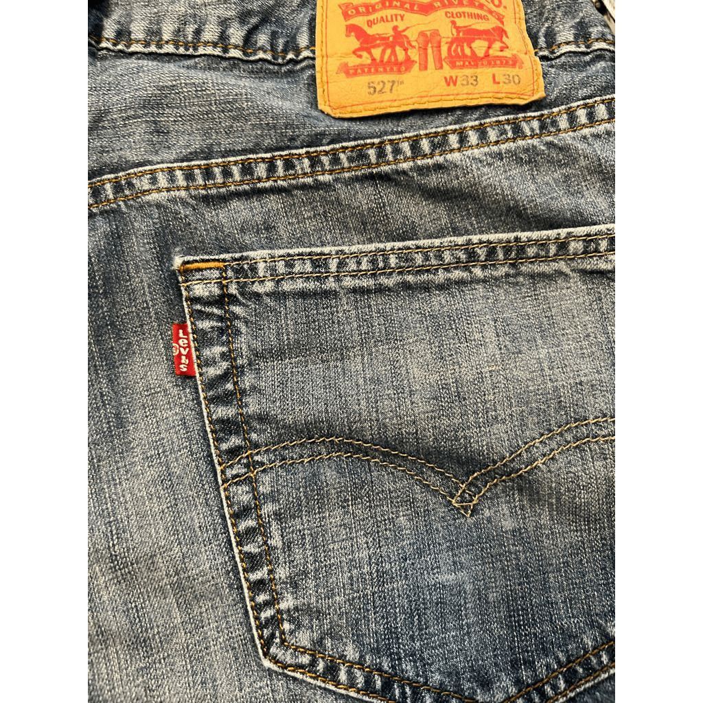 Levi's Levi's 527 Blue Jeans Straight Leg 33x 30 Size US 33 - 7 Thumbnail