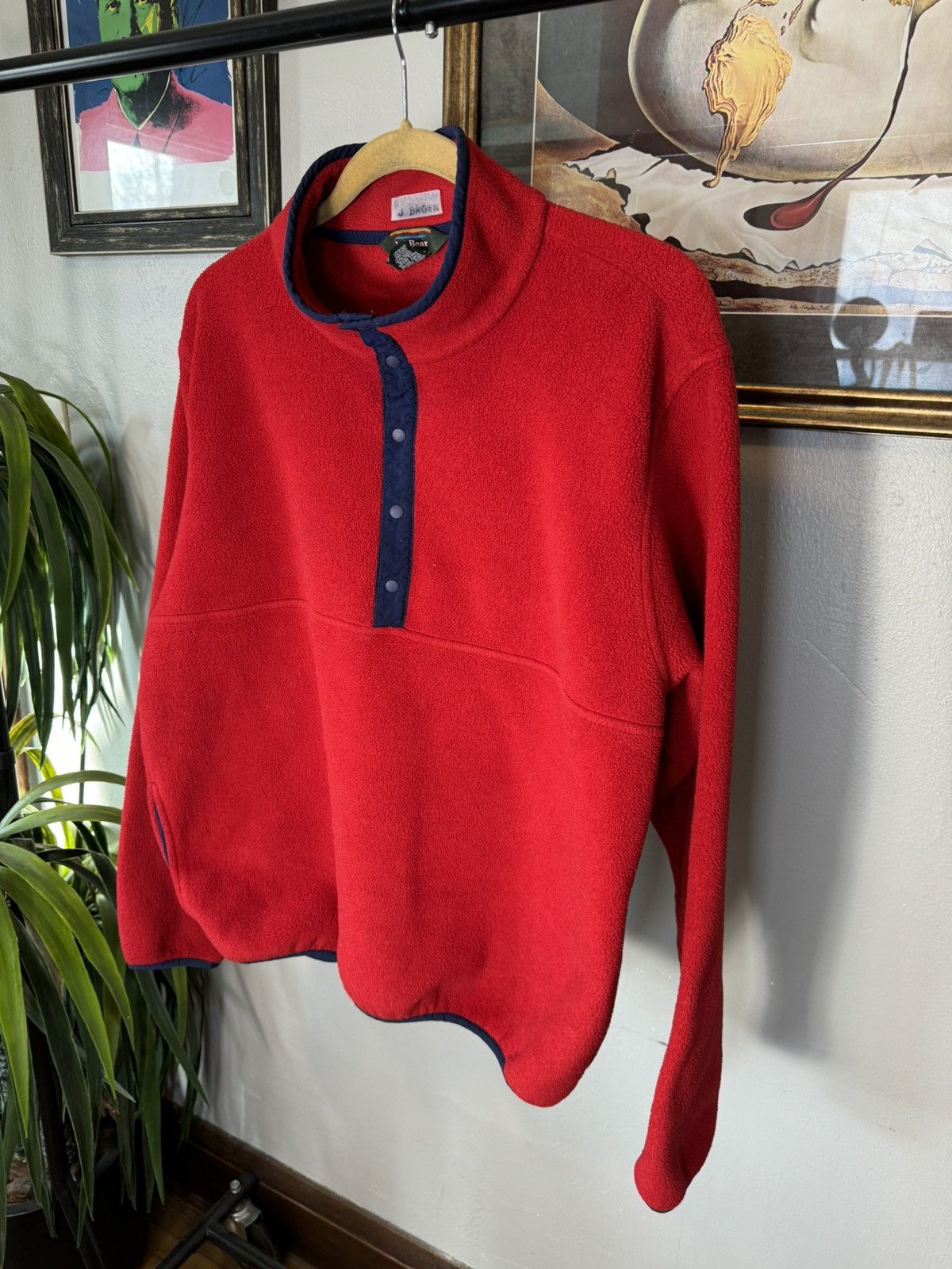 L.L. Bean × Vintage Vintage L.L. Bean T Snap Fleece Size US L / EU 52-54 / 3 - 2 Thumbnail
