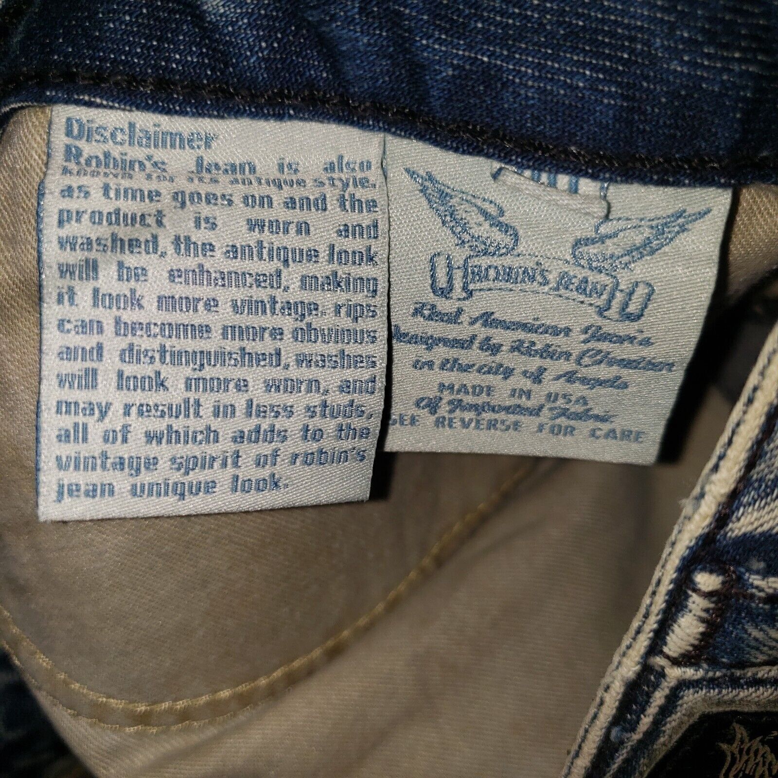 Robins Jeans Robins Jeans Blue Size 40 Size US 40 / EU 56 - 5 Thumbnail