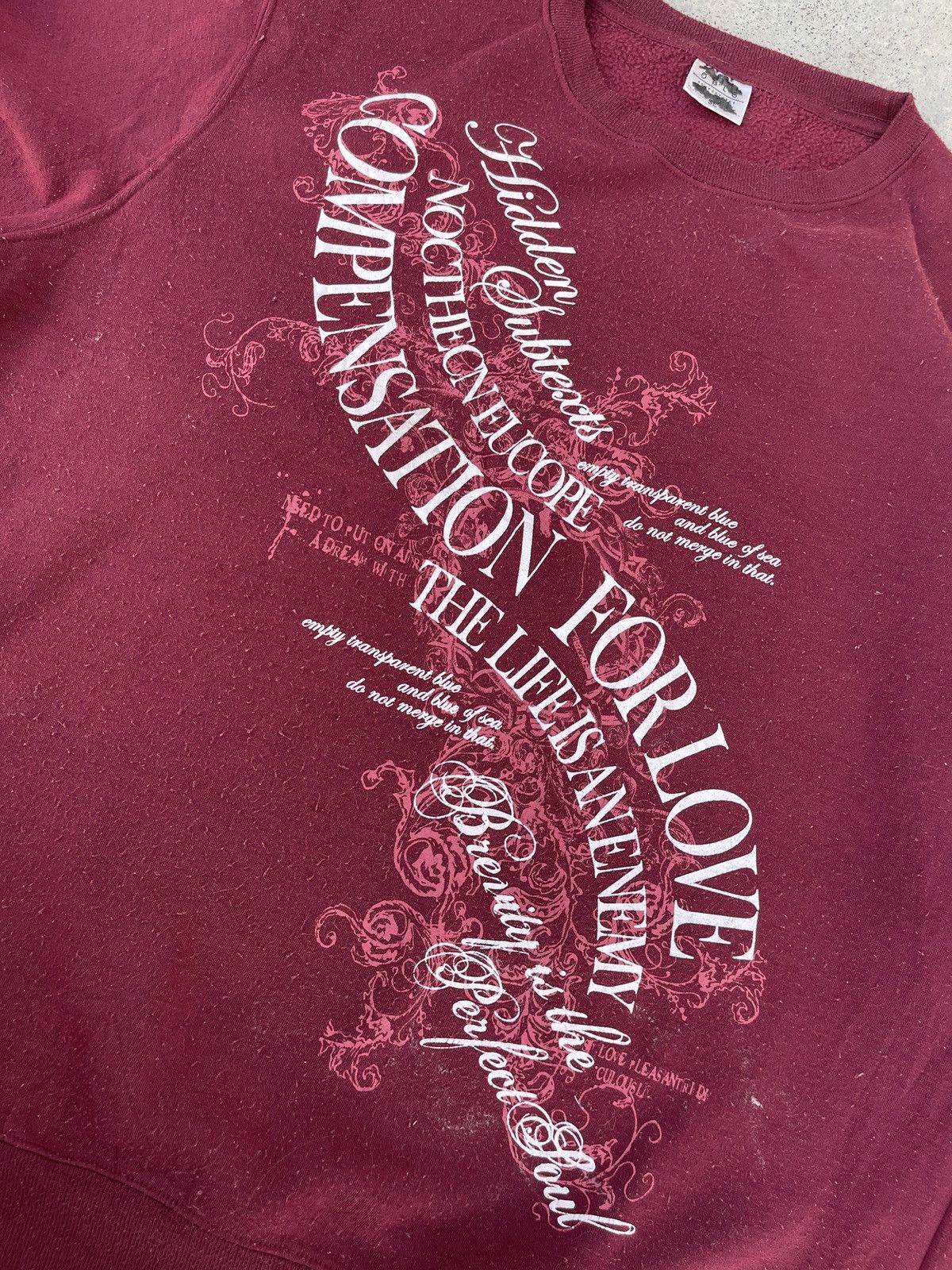 14th Addiction × If Six Was Nine × Japanese Brand Spinash Japanese Poem Fur Sherpa Sweatshirt Size US XL / EU 56 / 4 - 7 Thumbnail