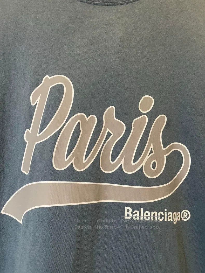 Balenciaga Alphabet print logo loose fit round neck hooded