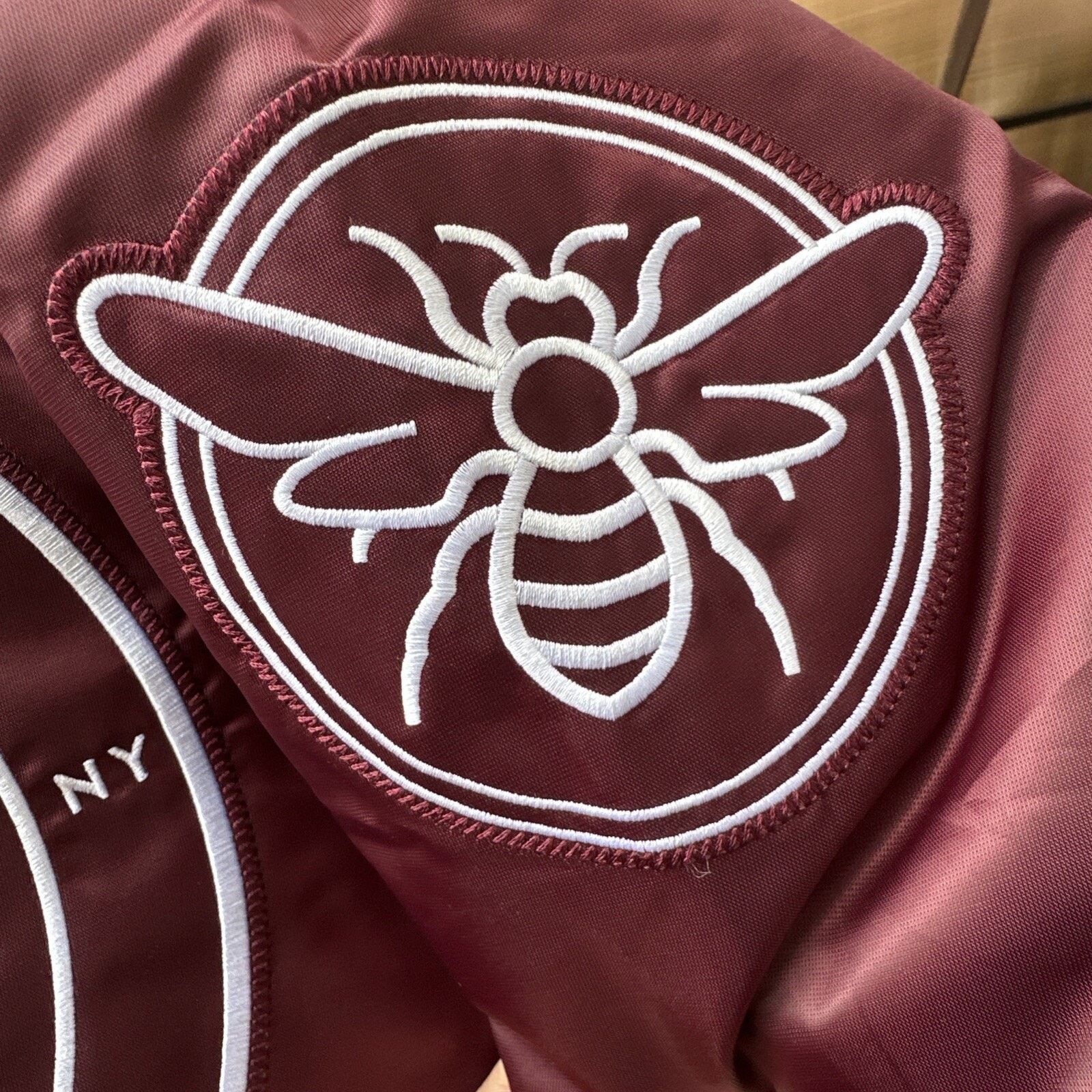 Starter Starter Mikes Hot Honey Snap Button Jacket Size L Burgundy Size US L / EU 52-54 / 3 - 4 Thumbnail