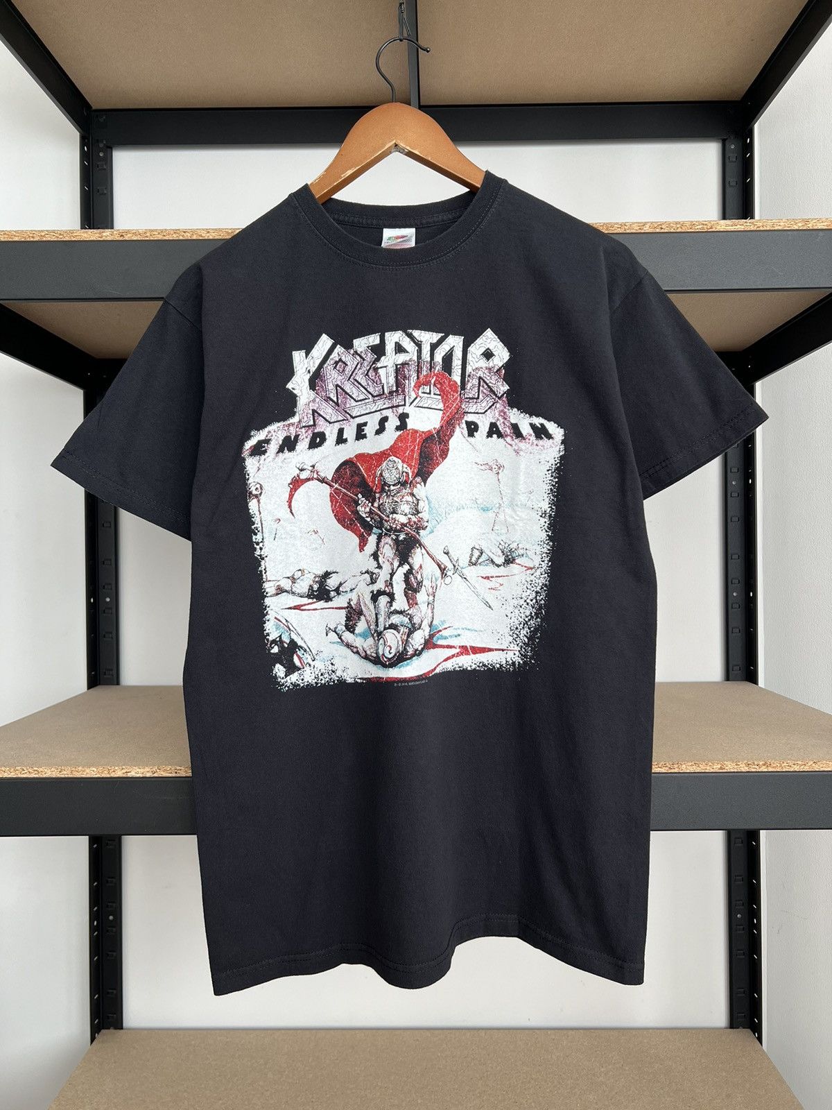 Band Tees Vintage 2016 Kreator Endless Pain Trash Metal Band T-shirt Size US M / EU 48-50 / 2 - 1 Thumbnail