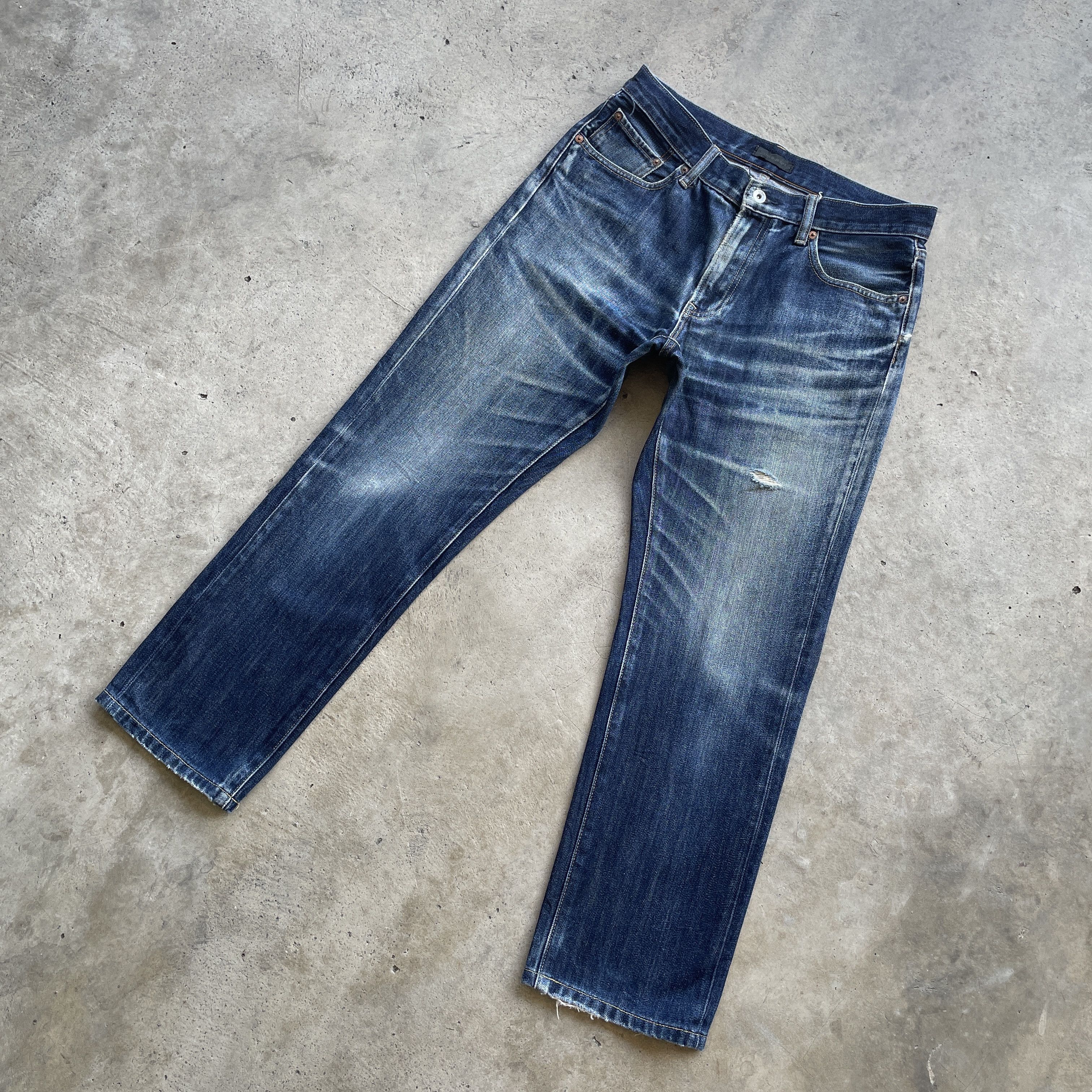 Japanese Brand W32💥 Vintage Japanese Brand Jeans Faded Denim Pants Size US 32 / EU 48 - 1 Thumbnail