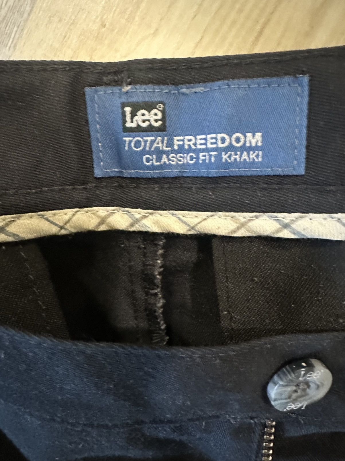 Lee × Vintage Vintage Lee Navy Khaki Pants 30x32 Size US 30 / EU 46 - 3 Thumbnail