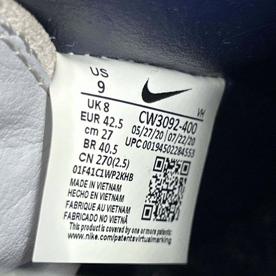 Nike Nike Dunk x Notre “Midnight Navy” (Size 8.5) Size US 9 / EU 42 - 7 Thumbnail