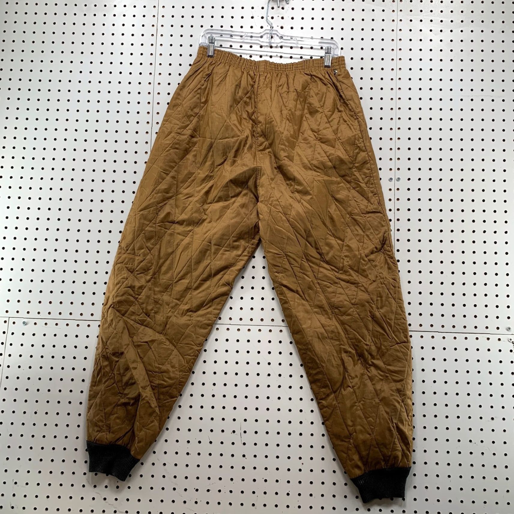 Vintage VINTAGE Quilted Insulated Hunting Pants Mens Medium Brown Outdoor Hunt 34X28 Size US 33 - 6 Thumbnail