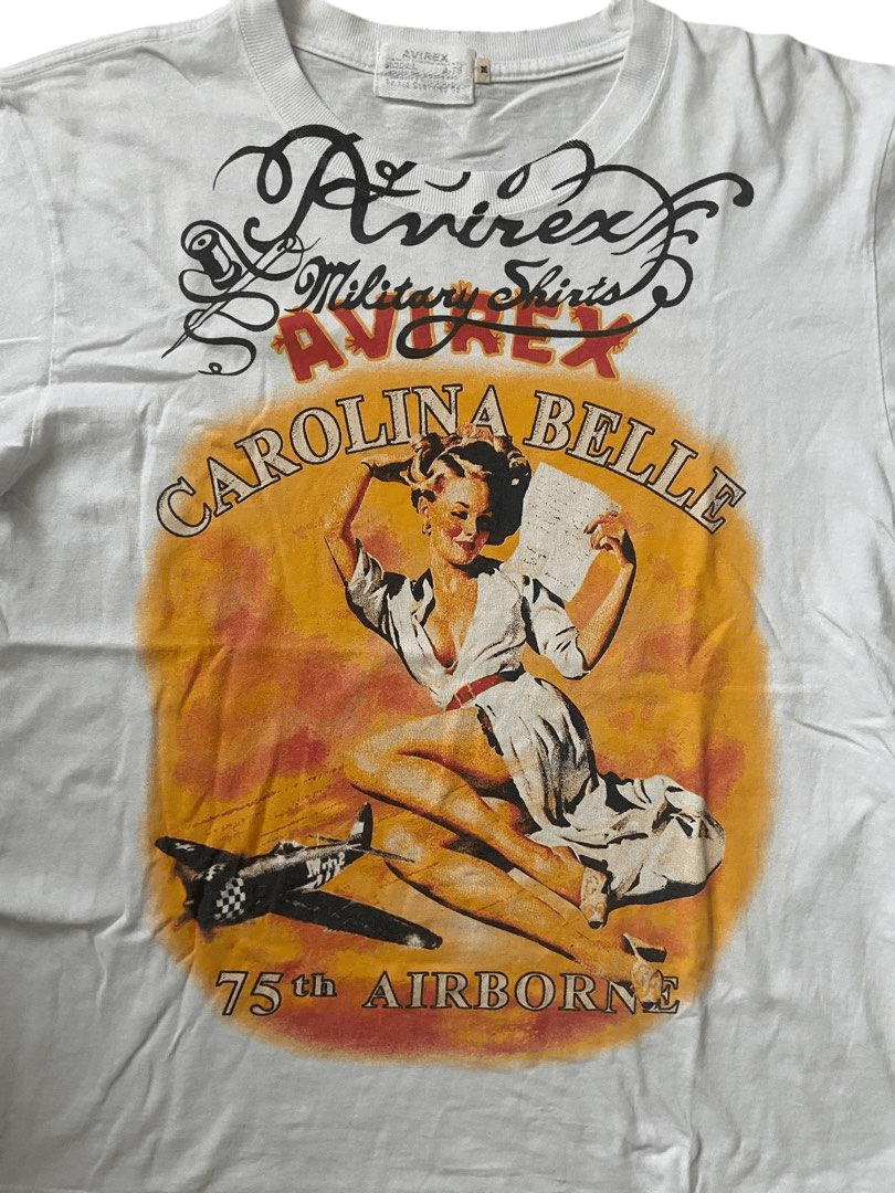 Avirex × Vintage Avirex Military X Carolina Belle Tee Size US M / EU 48-50 / 2 - 2 Thumbnail