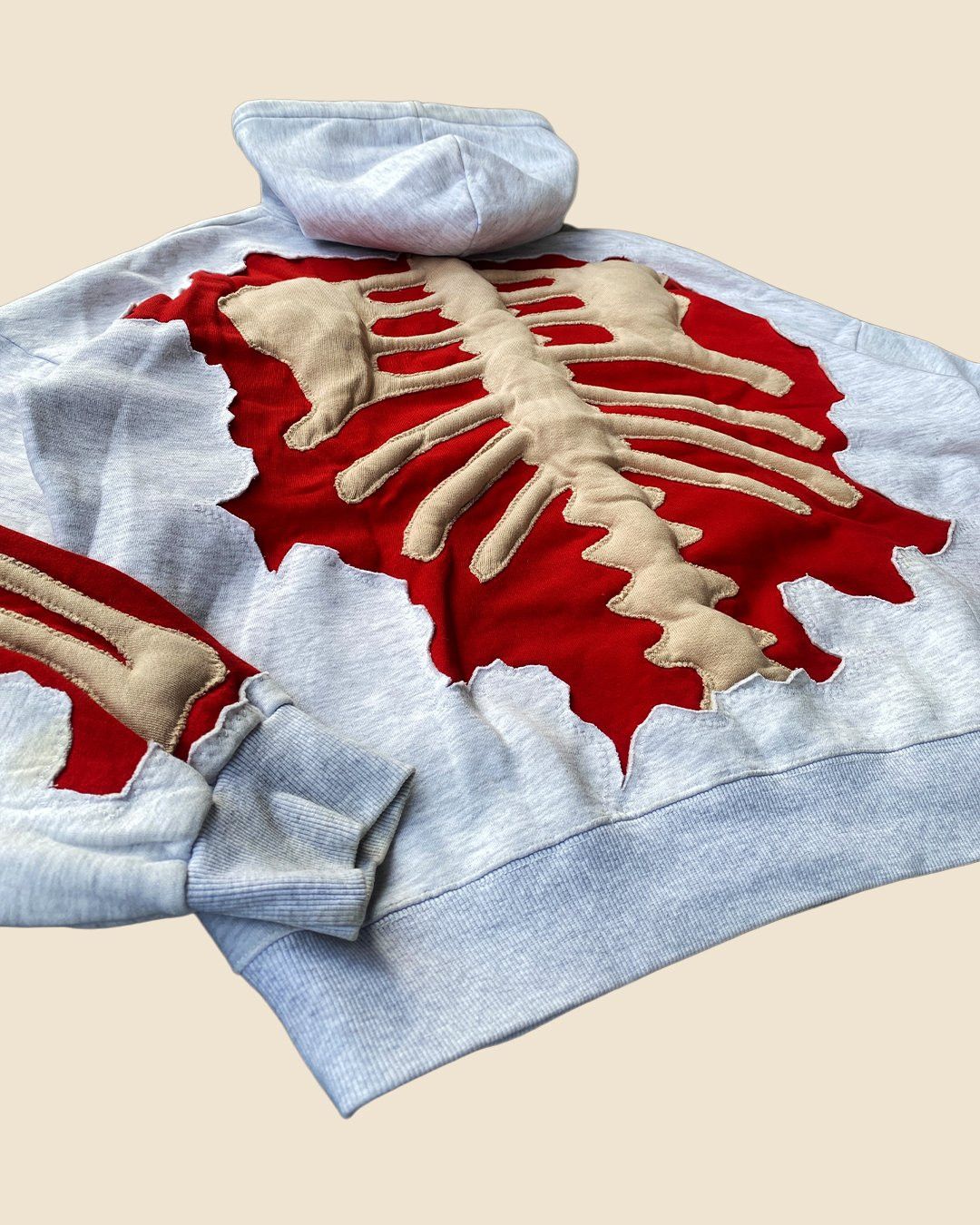Handmade × Nike 1OF1 REWORKED NIKE BONES SPIDERWEB HOODIE SIZE LARGE Size US L / EU 52-54 / 3 - 5 Thumbnail