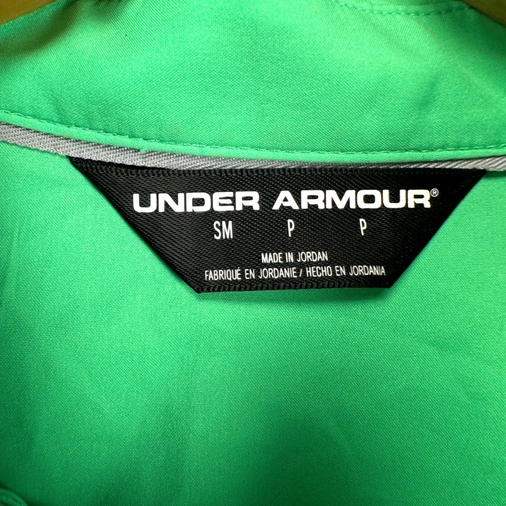 Under Armour Under Armour Tide Chaser Mens Fishing Shirt Small Green Button Up Pocket Logo Shirt Size US S / EU 44-46 / 1 - 5 Thumbnail