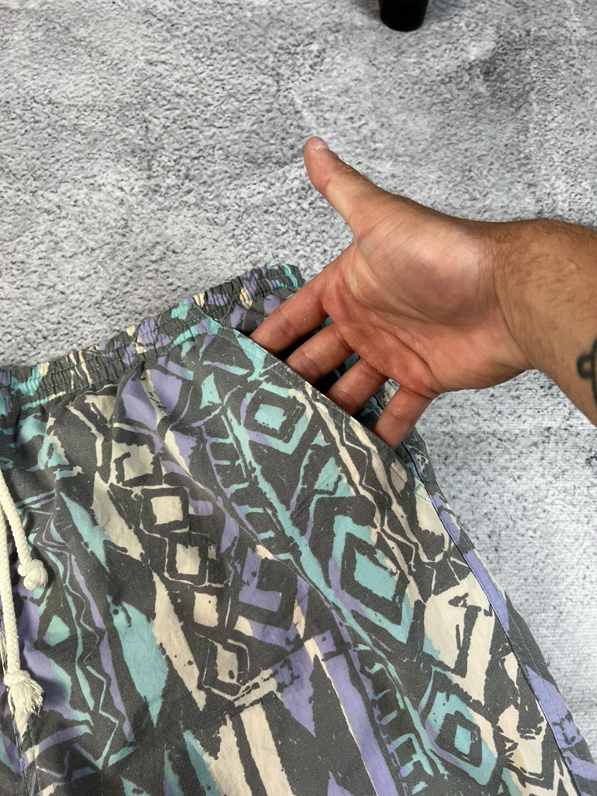 Aztech Mountain × Vintage Vintage 90’s multicolour shorts Size US 32 / EU 48 - 10 Thumbnail