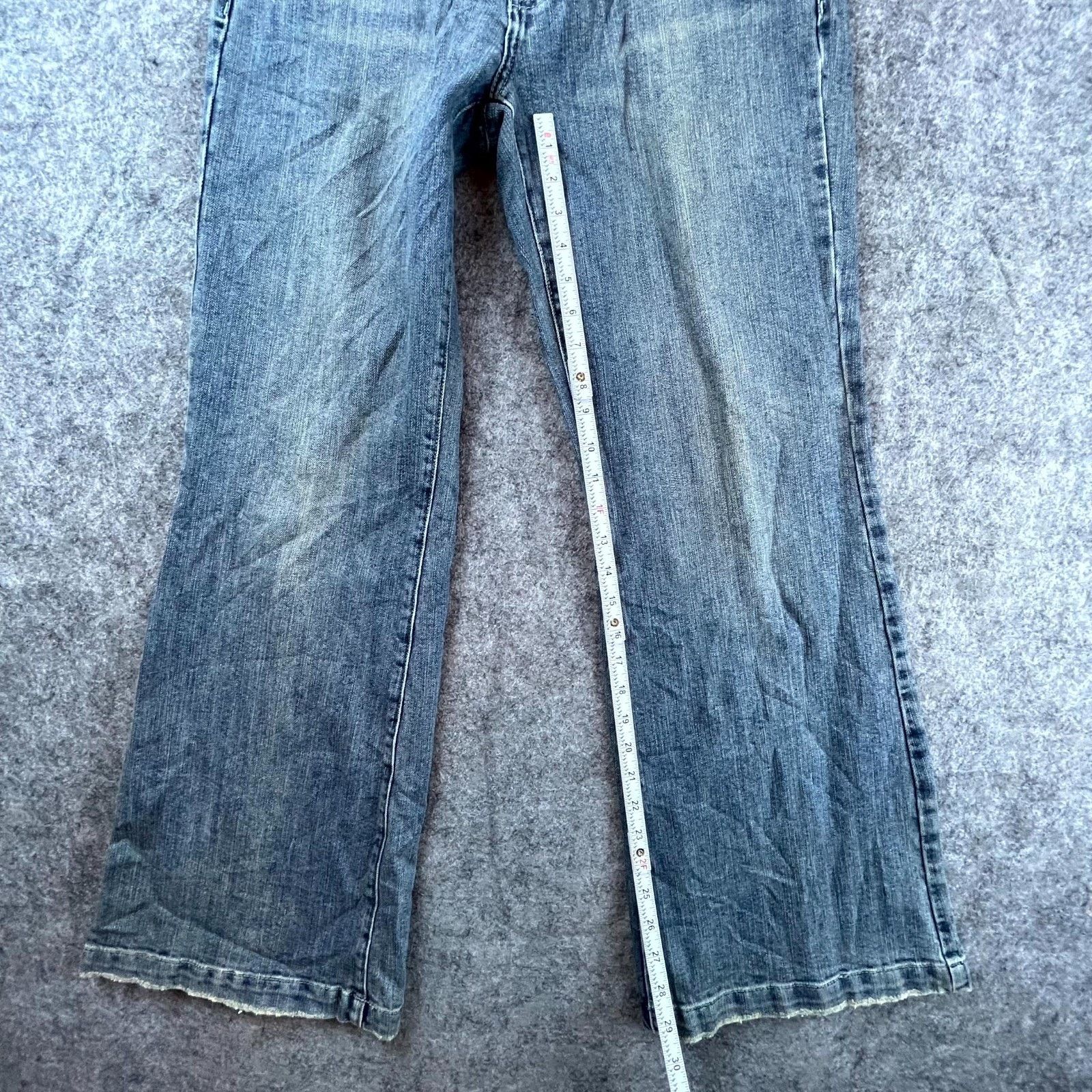 Calvin Klein VTG Calvin Klein Jeans Womens 10 Straight Embroider Trousers Size 32" / US 10 / IT 46 - 8 Thumbnail
